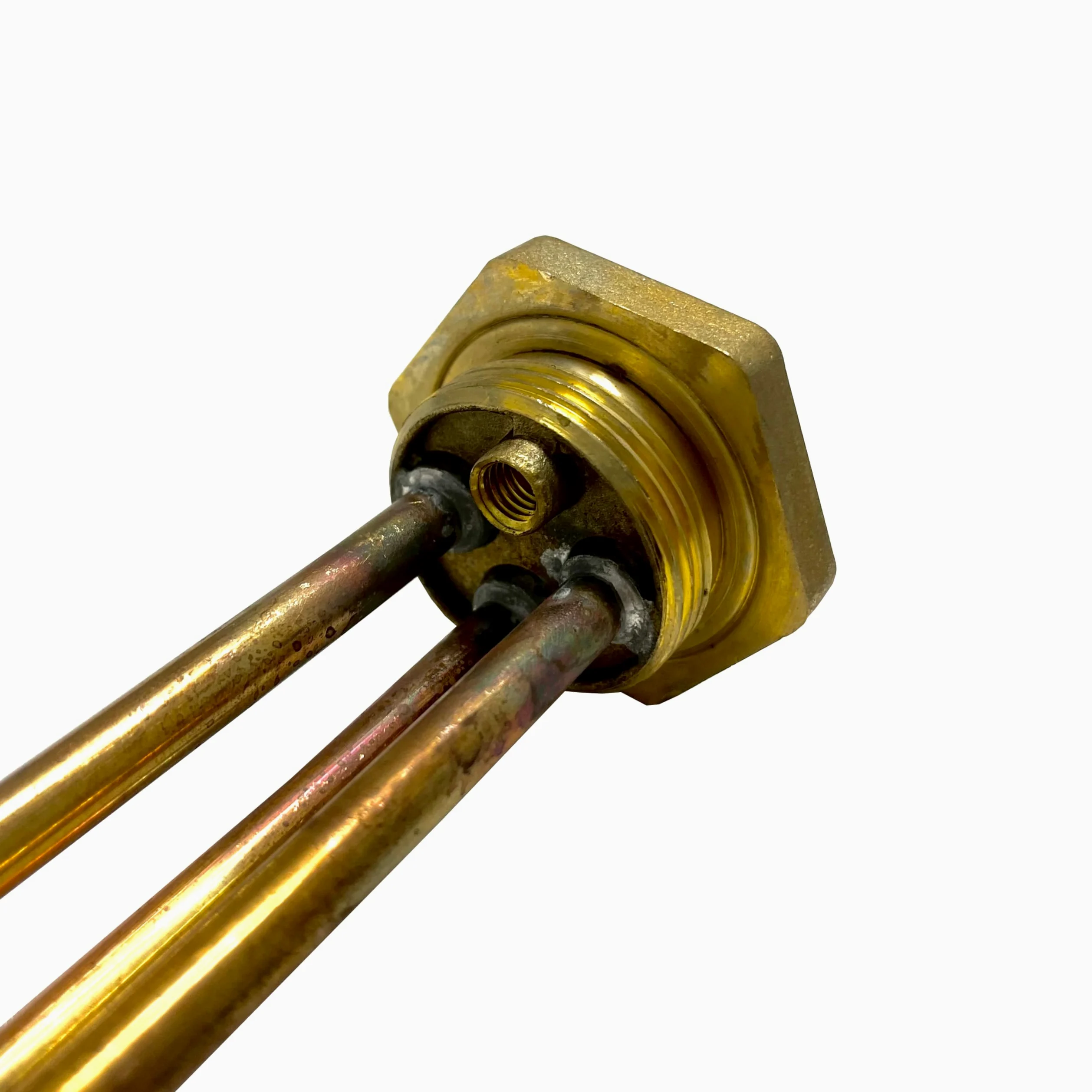 Resistencia Termo Electrico Vaina Cobre Rosca 1 1/4 1500w 220v Standard | Resistencia para calentador electrico | Para acumulador y caldera de agua eléctrica | Resistencia para termo electrico