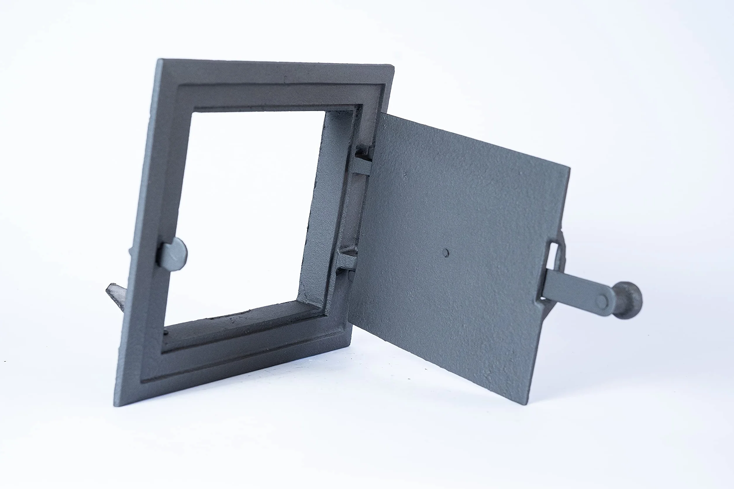 Euro Sezam puerta de horno de hierro fundido grafito 255x215 mm DZ057 con cerradura