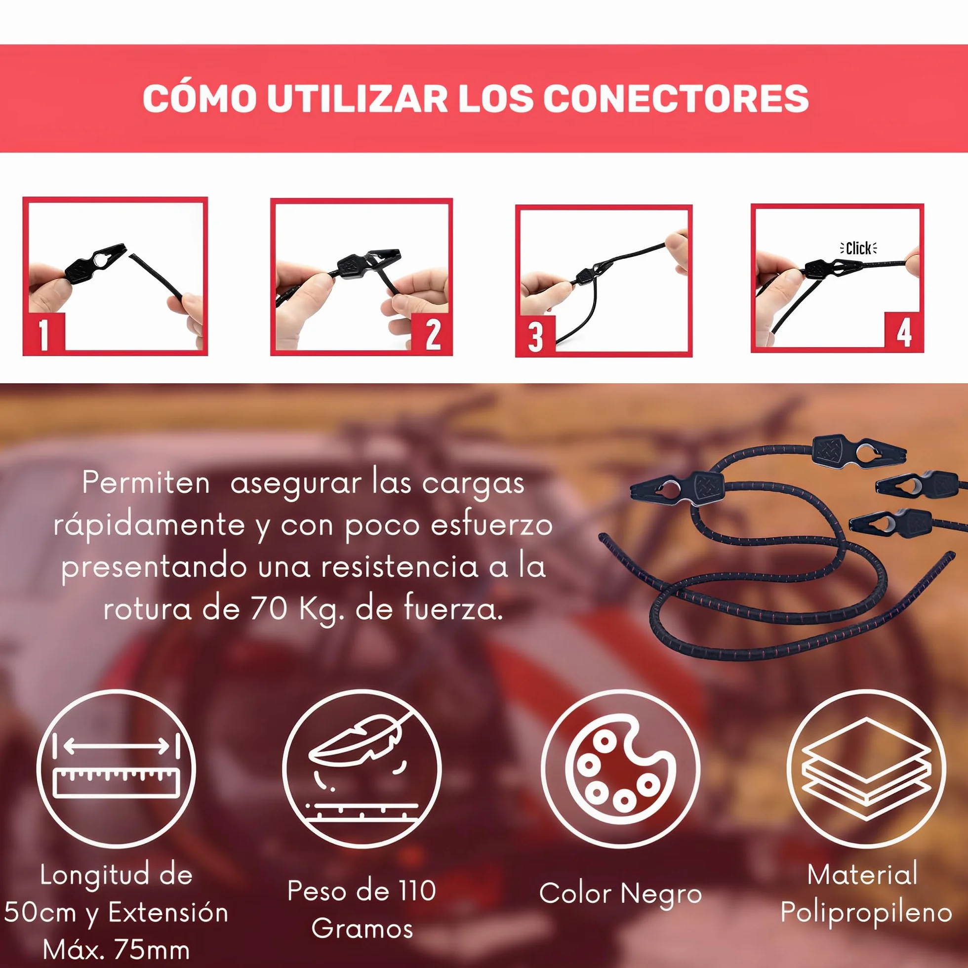 Placa V-20 Homologada Flexible para Portabicicletas | Señal V-20 Homologada Indicadora de Carga Saliente | Cartel V-20 Homologada DGT