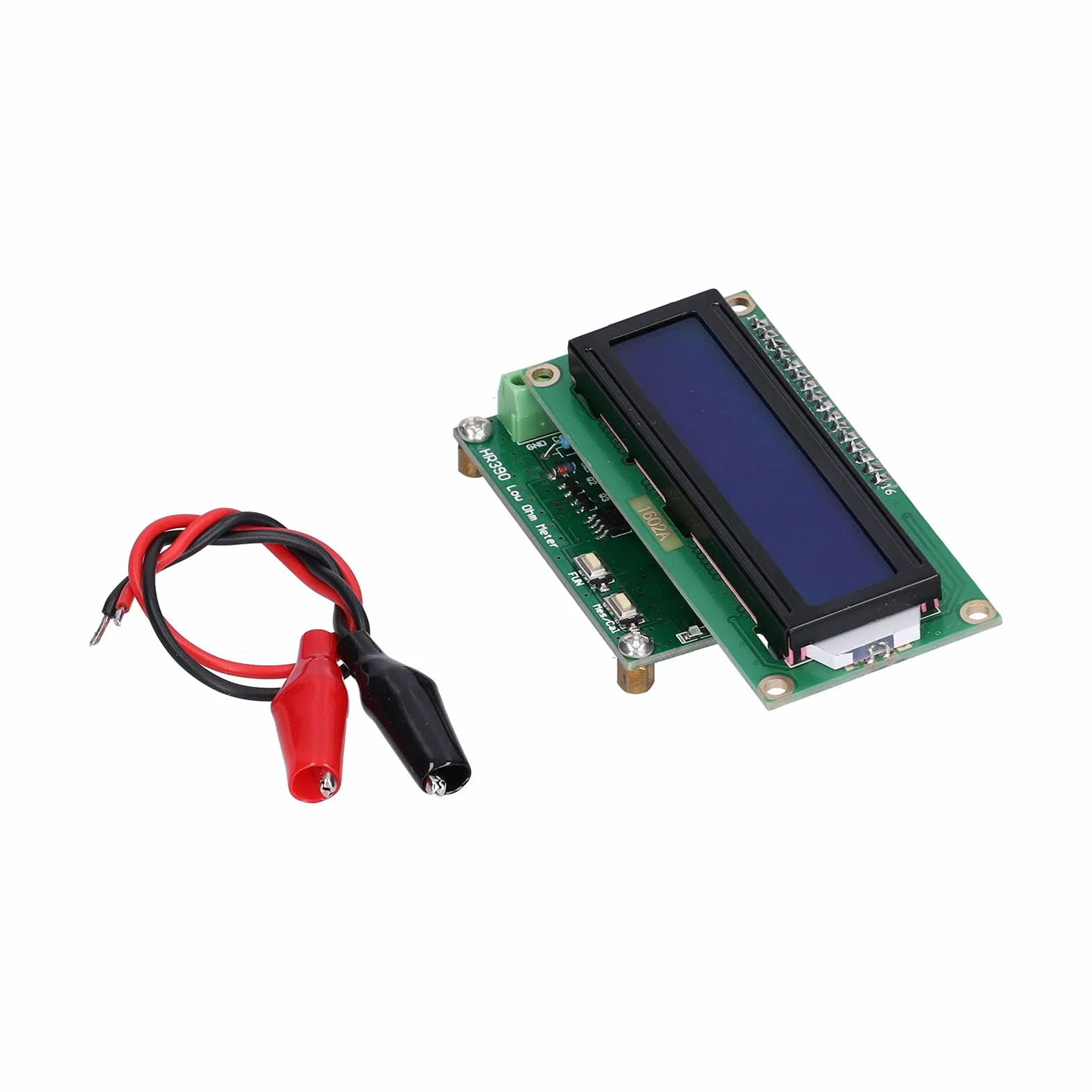 Ohmímetro de Baja Resistencia, Medidor de Miliohmios Preciso PCB DC 7-12V