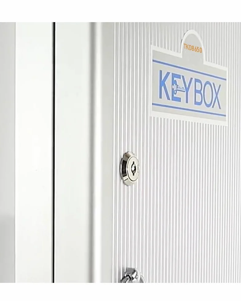 Armario de Llaves TUKA-i-AKUT para 96 Llaves, Metal Caja con Cerradura, Montaje en Pared, Almacenamiento Aleación de Aluminio TKD8650-96