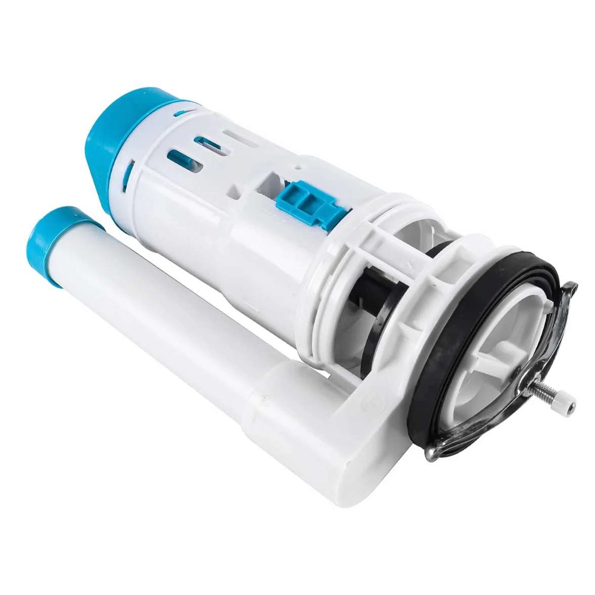 Kit De Válvula De Doble Descarga - Conjunto De Botón Ajustable para Tanque De Inodoro, Acero Inoxidable, Universal, a Prueba De Fugas, Compatible con Tanques De Inodoro De 20 a 25 Cm De Altura