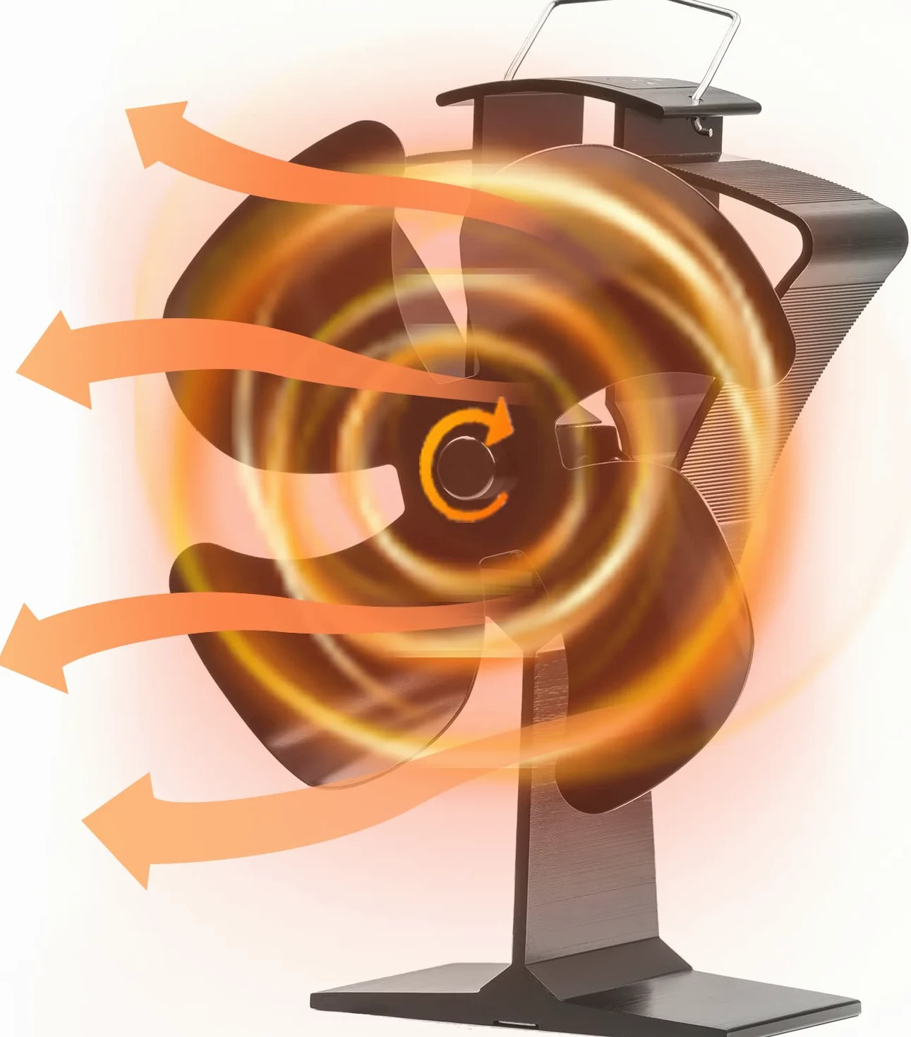 Ventilador de estufa Ventiladores para chimeneas Ventilador para Estufa de Leña/Estufas de Pellets/Chimeneas de Leña/Estufas de Gas