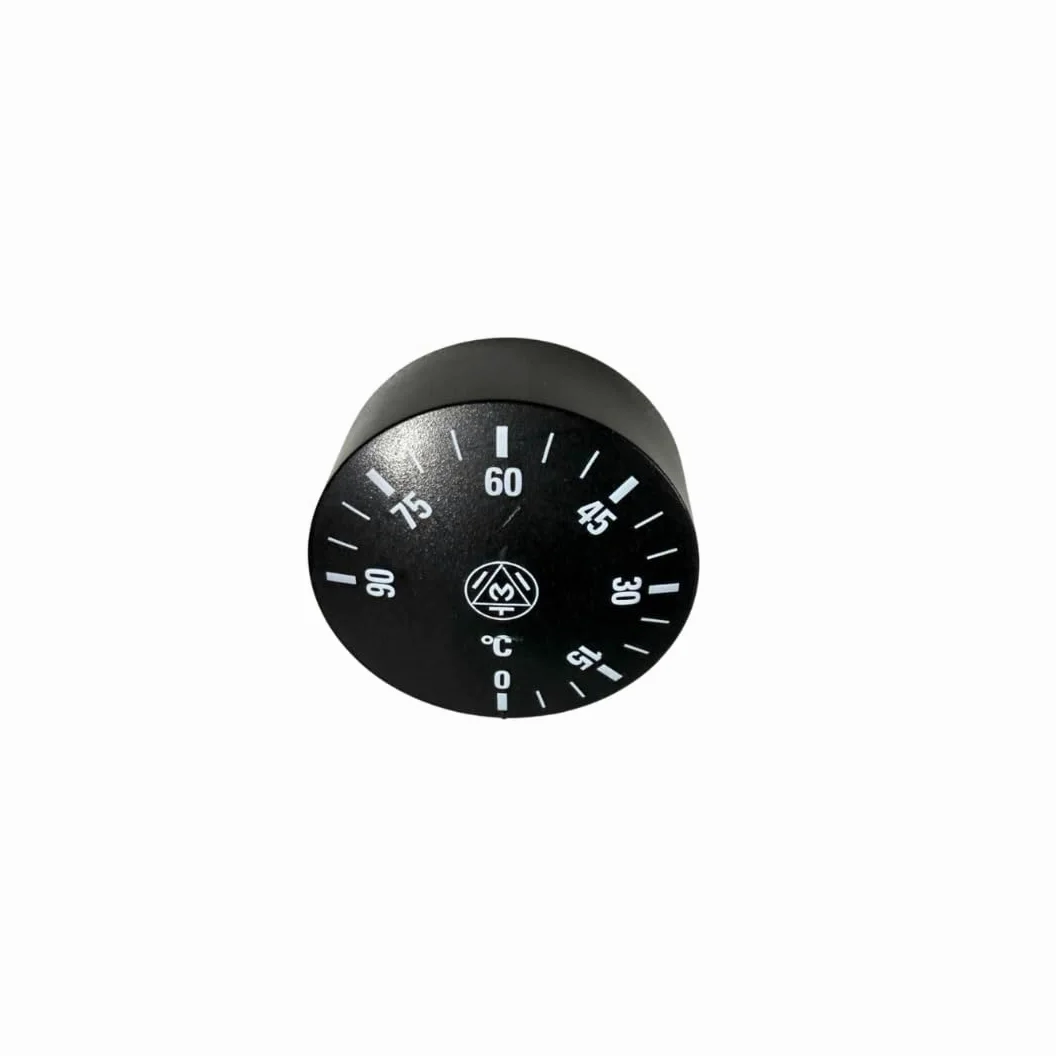 Kit Termostato Imit TR2 0-90ºC | Incluye Mando regulador y embellecedor Compatible Imit | Controlador de Temperatura | Regulador térmico analógico | Recambio Universal para calefacción