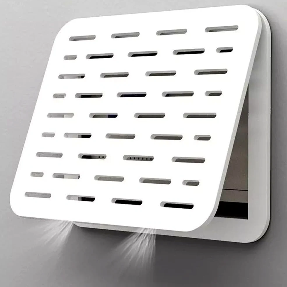Caja de fusibles decorativa montada en la pared con puerta abatible para protección del medidor eléctrico y aspecto elegante (C)