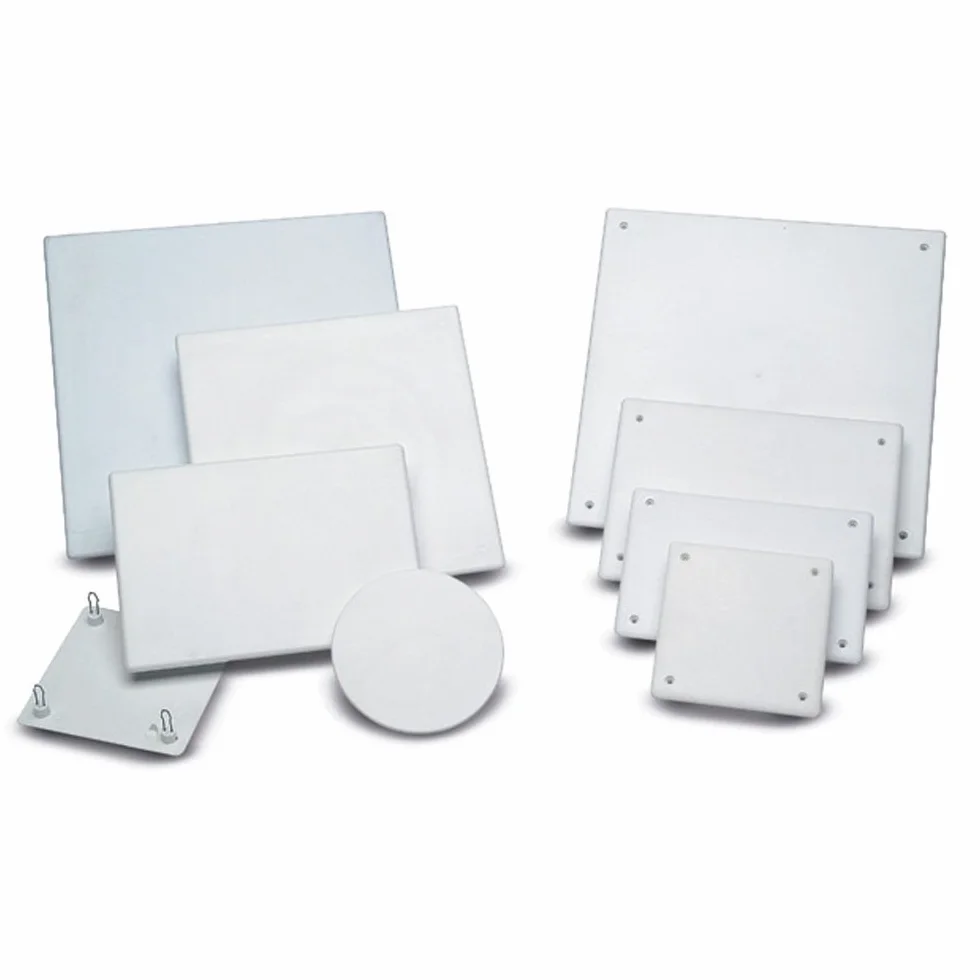 FAMATEL Tapa de caja de empotrar 250x250 mm Gris con tornillos