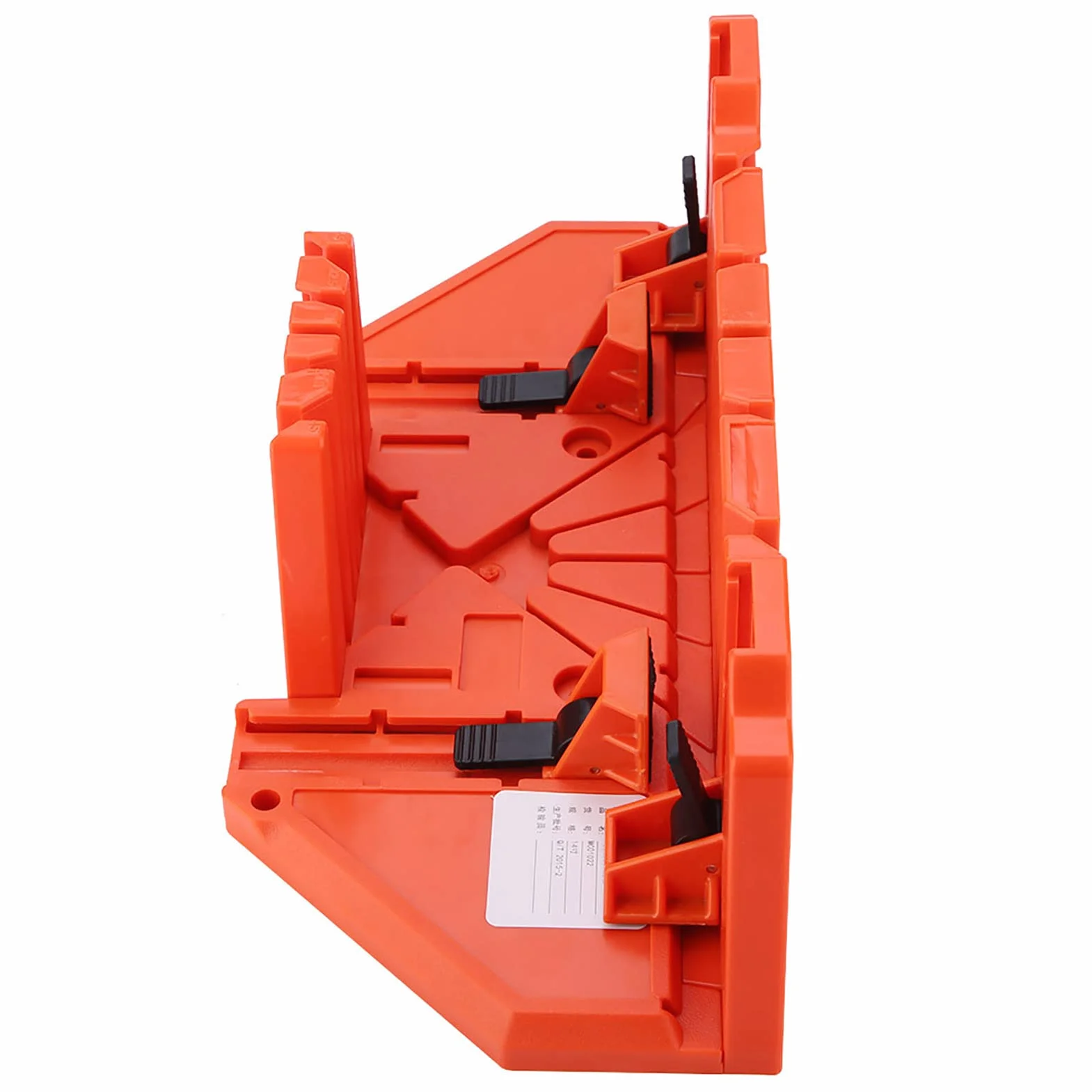 Caja de Ingletes para Sierra, Parte Posterior de Acero Reforzado para un Corte Preciso, Caja Pequeña y Pequeña, Corte Manual, Ideal para Receptáculo de Madera y Metal Blando con