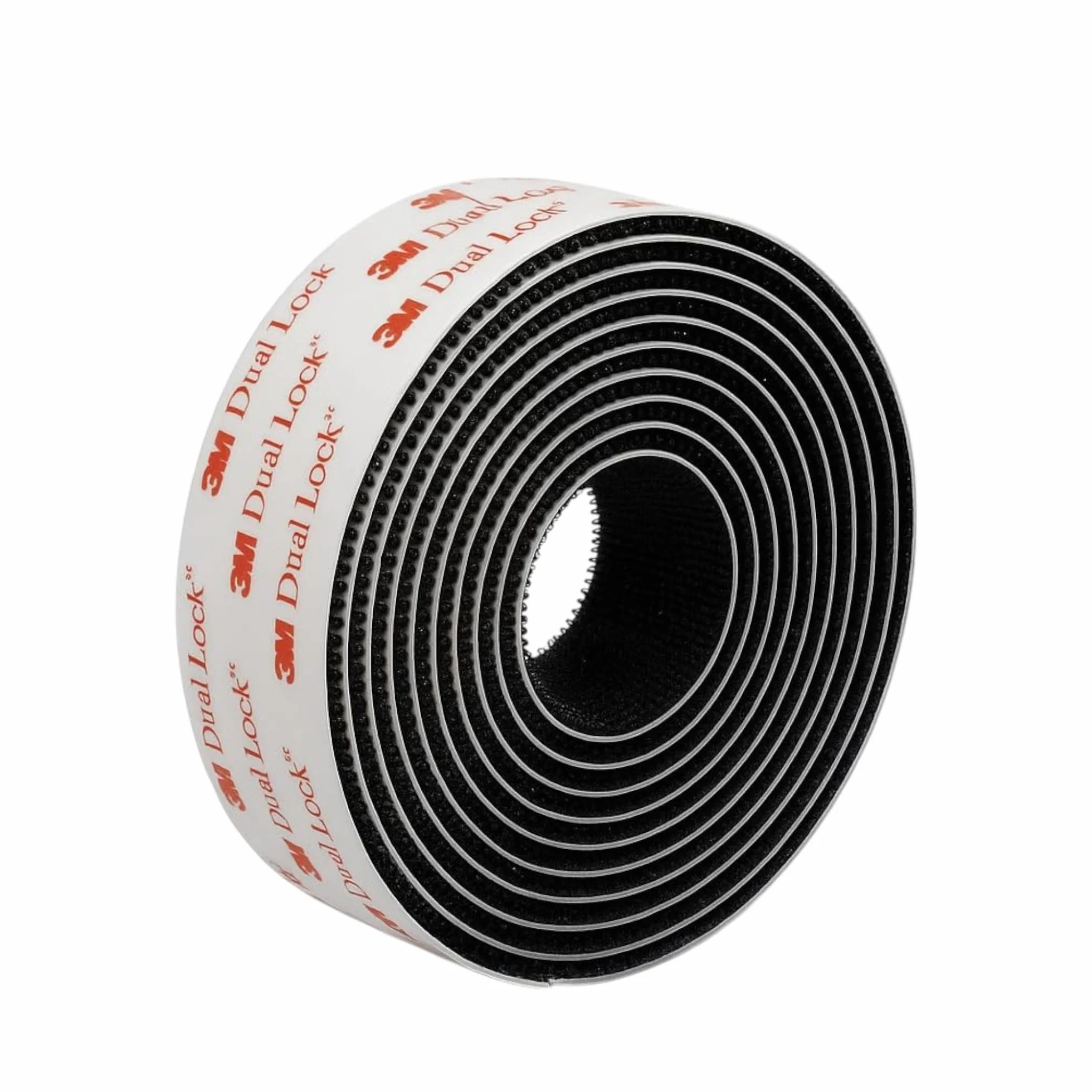 Dpm Tapes - 3M Dual Lock SJ3550, Tira Adhesiva Con Cierre A Presión, Fijación Reutilizable, Alta Adhesión Para Coche, Dashcam, GoPro, Soporte Holder, DIY, Negro (25,4 Mm X 2 M)
