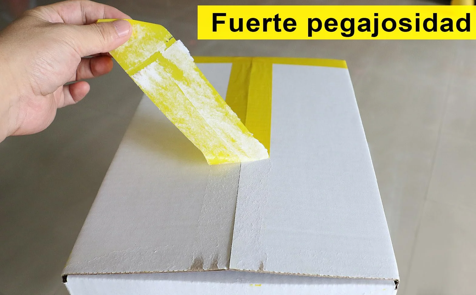 BOMEI PACK 3 Rollos 48mmx66m Amarillo Cinta Adhesiva de Embalar para Embalaje de Cajas de Cartón de Envíos y Mudanzas. Precinto para Empaquetados Resistentes