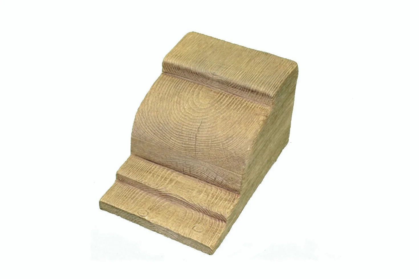 Ménsula para viga de poliuretano 20,5 x 13,5 x 12cm Castaño