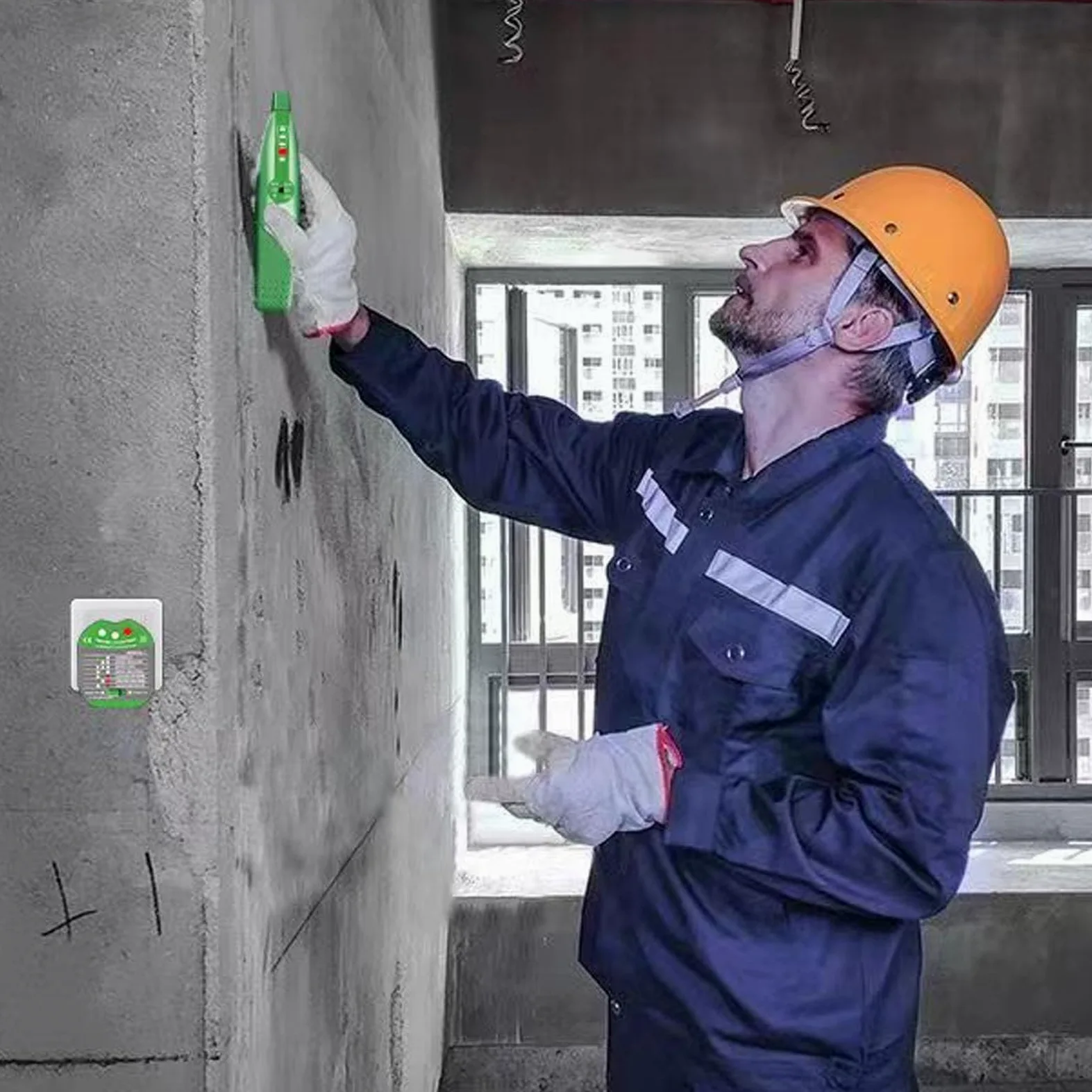 Buscador Automático de Circuitos, Probador de Enchufes Eléctricos, Probador de Enchufes con Interruptor de Aire con 3 Luces Indicadoras para Oficina, Hogar, Fábrica
