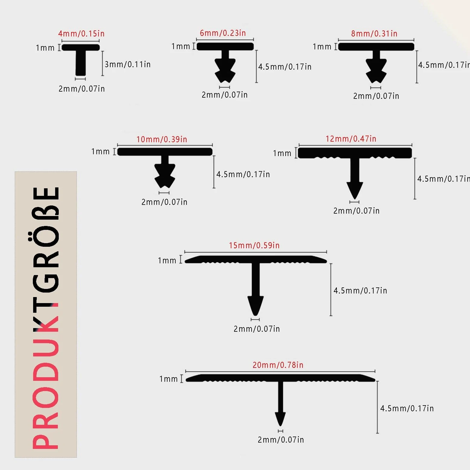Perfil De Transición De Aluminio Anodizado, 3 Piezas De 100cm, Riel Para Compensación De Bordes De Piso, Tiras Para Baldosas Y Laminados, Perfil Para Transición De Suelos Y Terminación(Aprikos