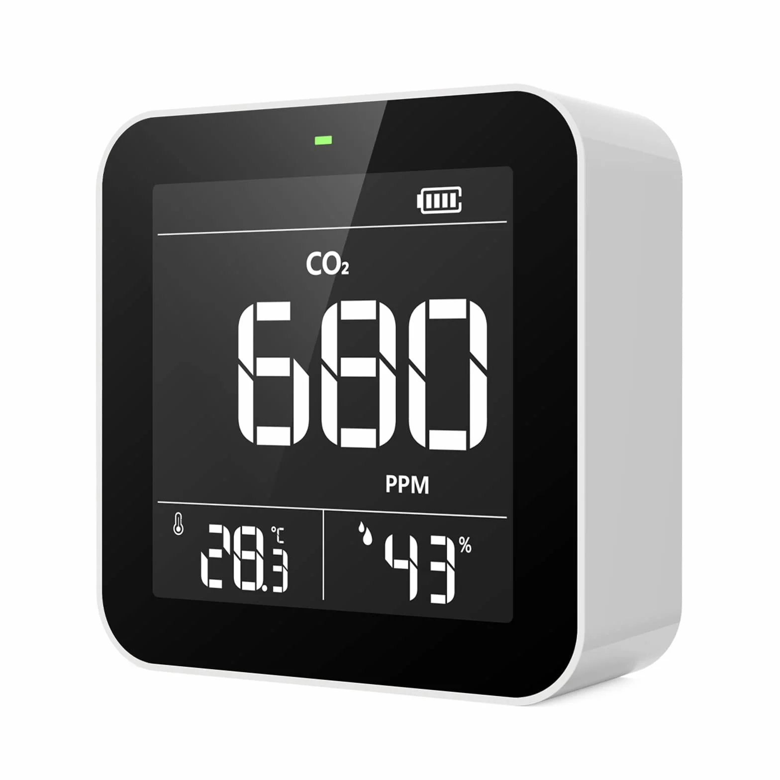 Temtop C10 - Medidores de Calidad de Aire Inteligentes, Detector de CO2, Detector de Calidad del Aire, Monitor de CO2, Detector de dióxido de Carbono Interior, probador de CO2