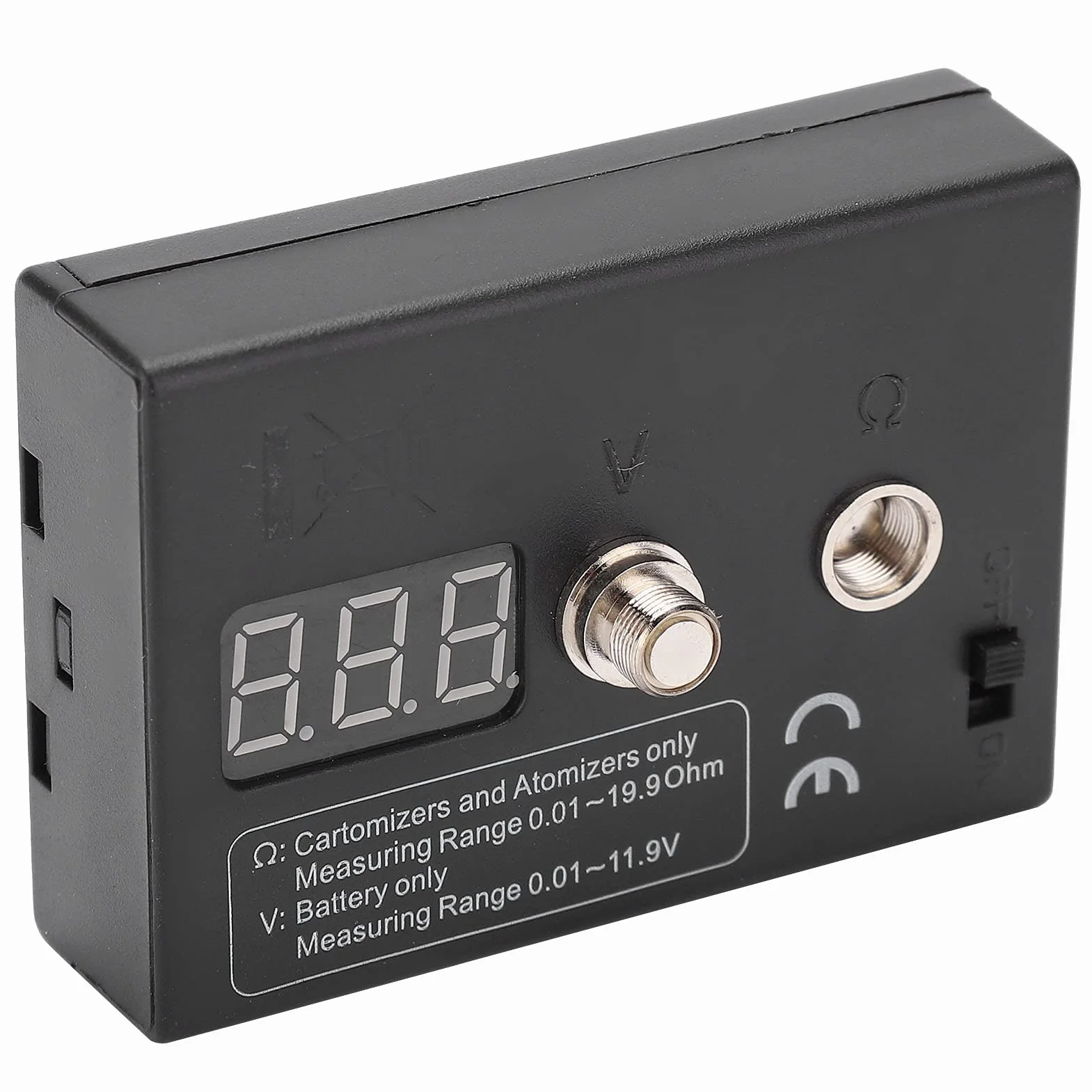 Probador de Resistencia de Bobina Digital, Medidor OHM 0.01-20Ω 3V