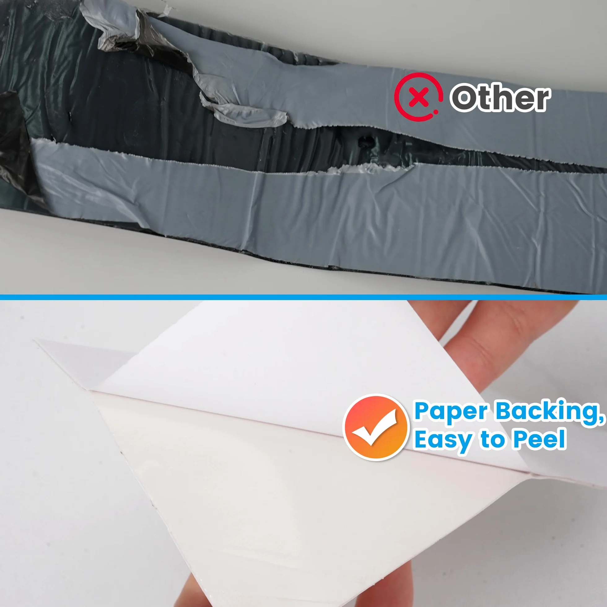 TAPEBEAR Cinta Selladora para Caravanas 10cm x 15m, Cinta Impermeable para Techo, Resistente a UV y Clima, Reparación para Fugas en Caravanas y Barcos