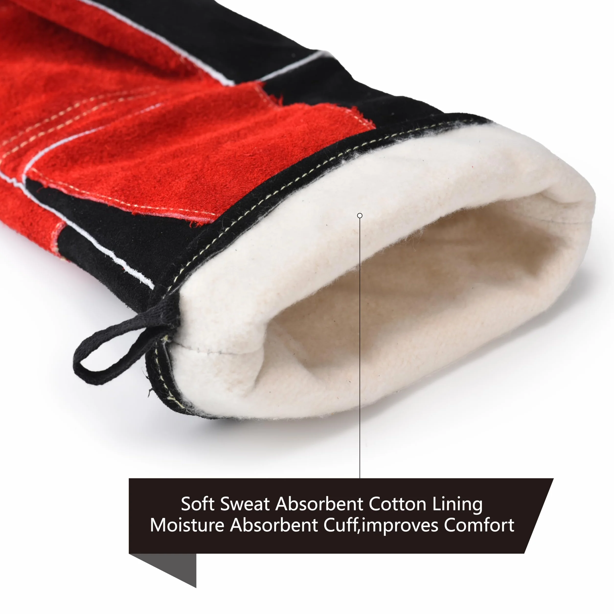 SAFEYEAR guantes soldados resistentes al calor 16 pulgadas 40 cm