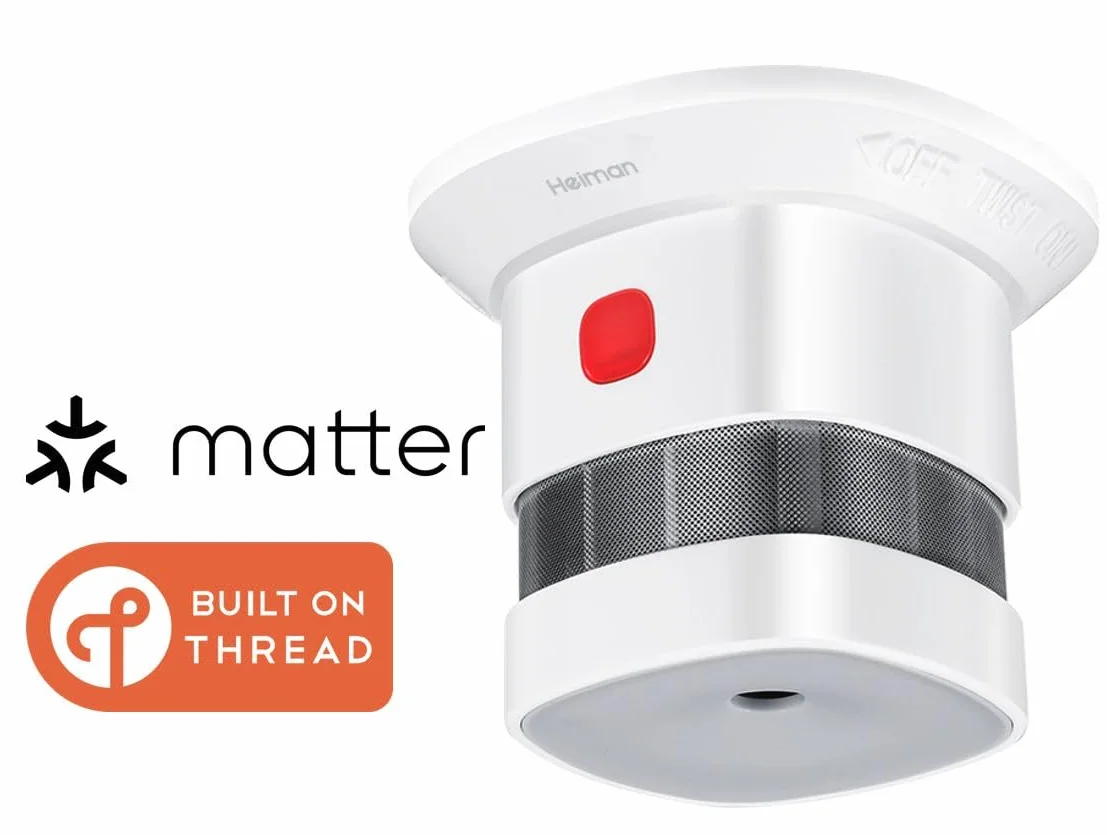 Heiman HS1SA-M Detector de humo Home Assistant SmartThings Apple Home