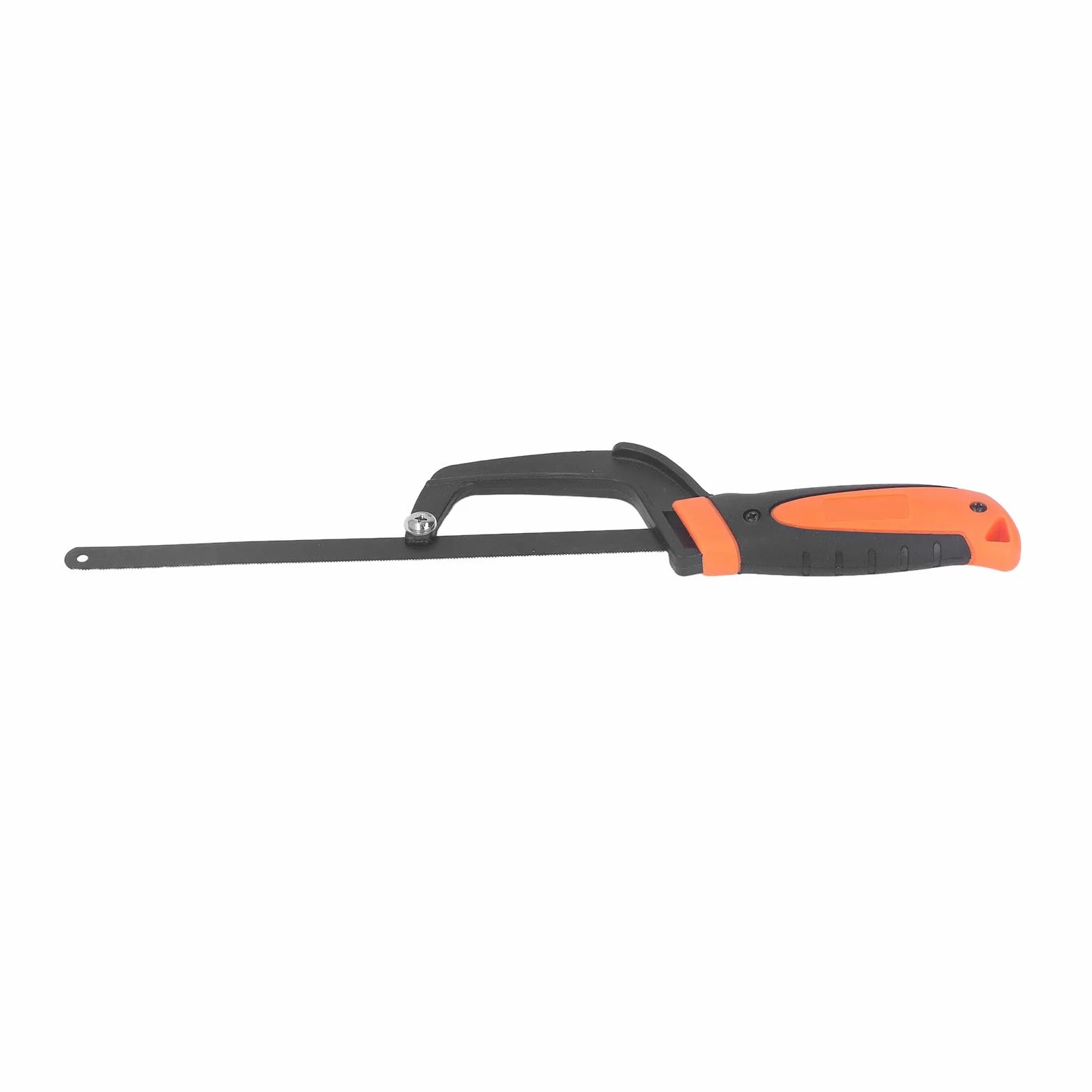 Pro Mini Sierra para Metales con Marco de Aluminio, Mango de Goma ómico, Base Acanalada, Ajustable para Corte Preciso de Madera, PVC, Tubos, Herramienta Manual para Bricolaje y Carpintería