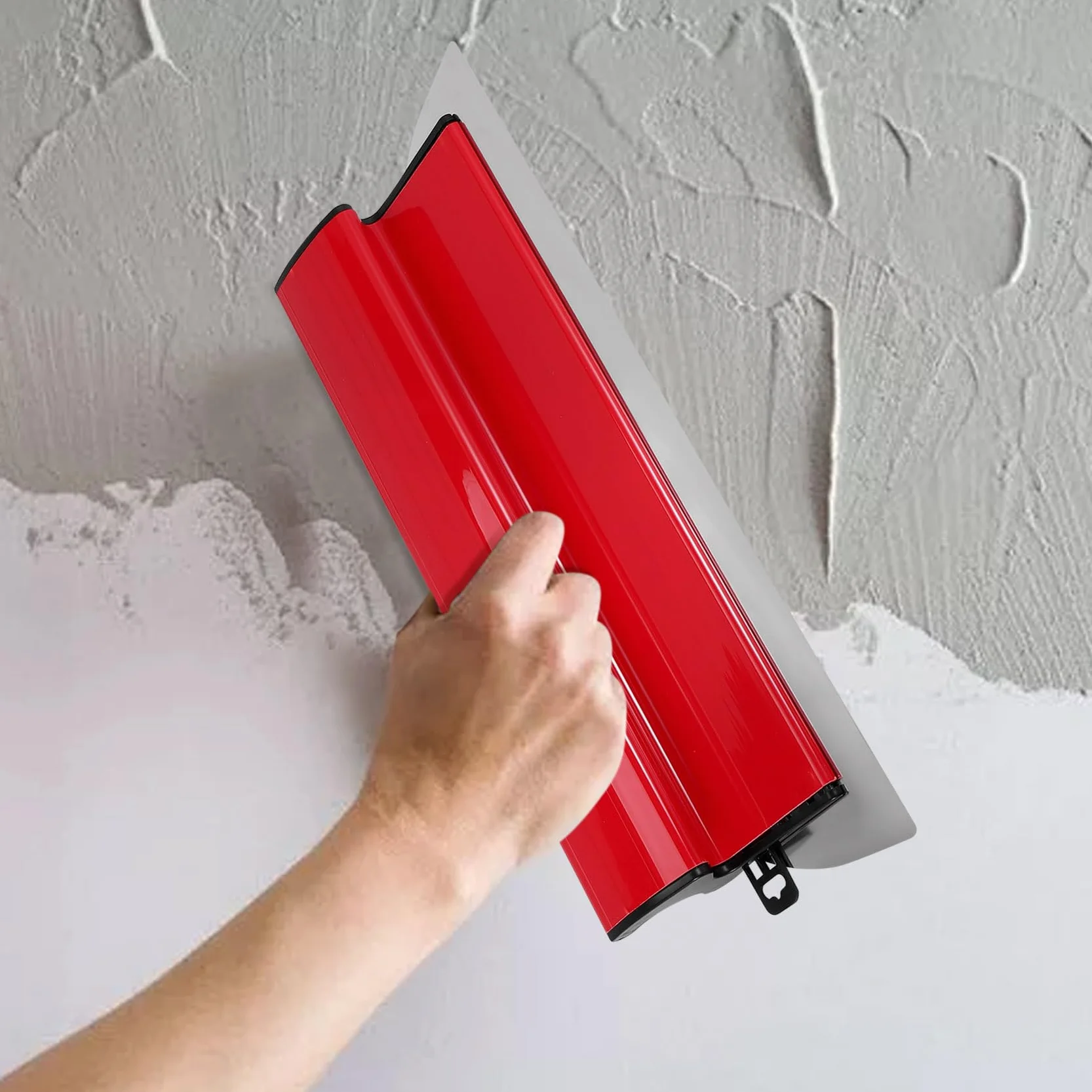 EspáTula de Alisado de Paneles de Yeso Herramientas de Enlucido de Pared de Cemento y HormigóN de 15,7 Pulgadas 40 Cm Herramienta de EspáTula de Acabado