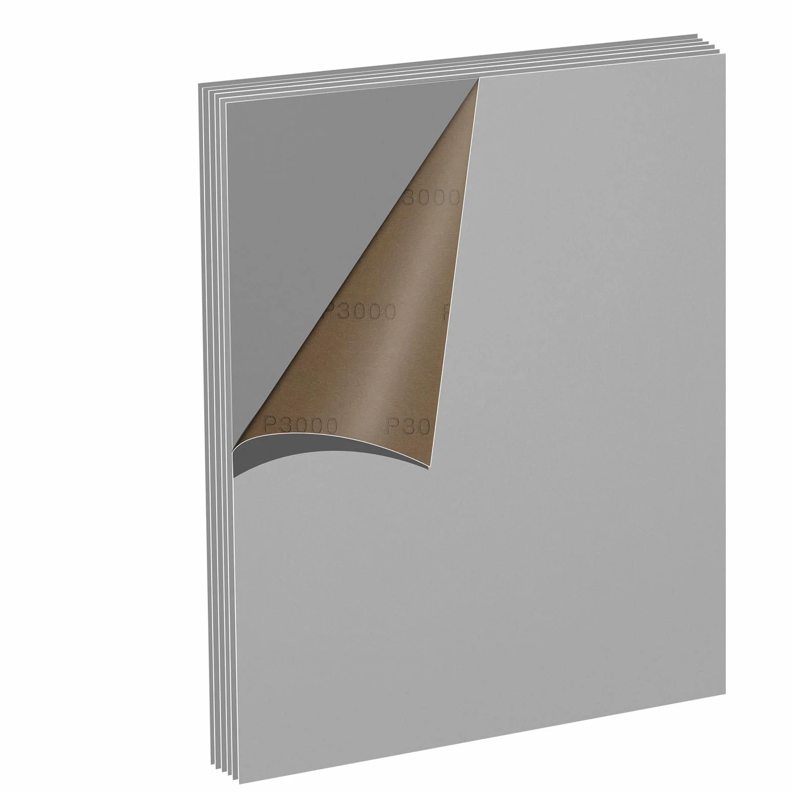Juego de Papel de Lija de Grano 3000, 6 Piezas 23 x 28cm Papel Abrasivo Impermeable para Coches Metales Paredes Madera Muebles, Papel de Lija para Pulir en Húmedo y Seco