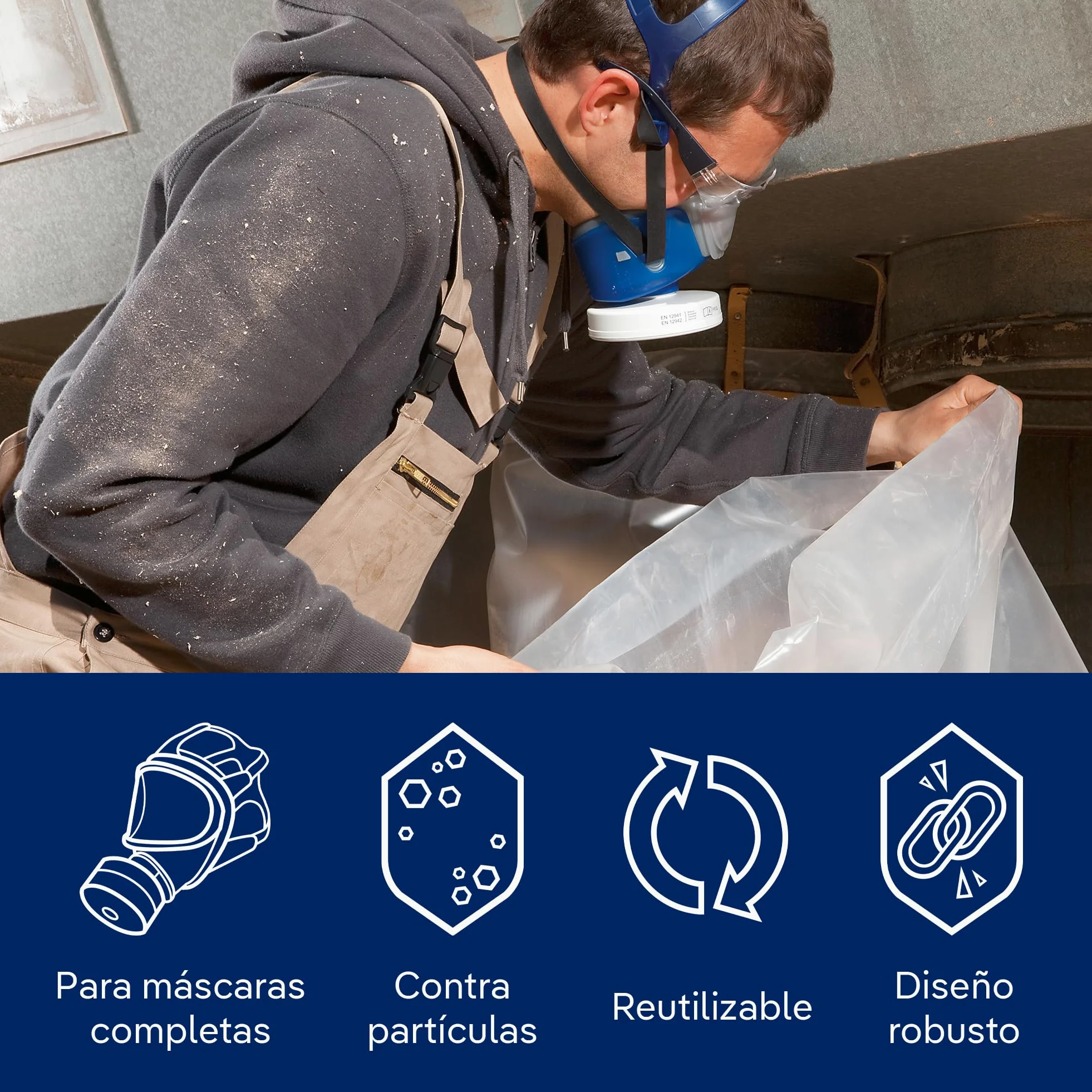 Dräger X-plore 1140 P3 - Filtro para partículas Rd40