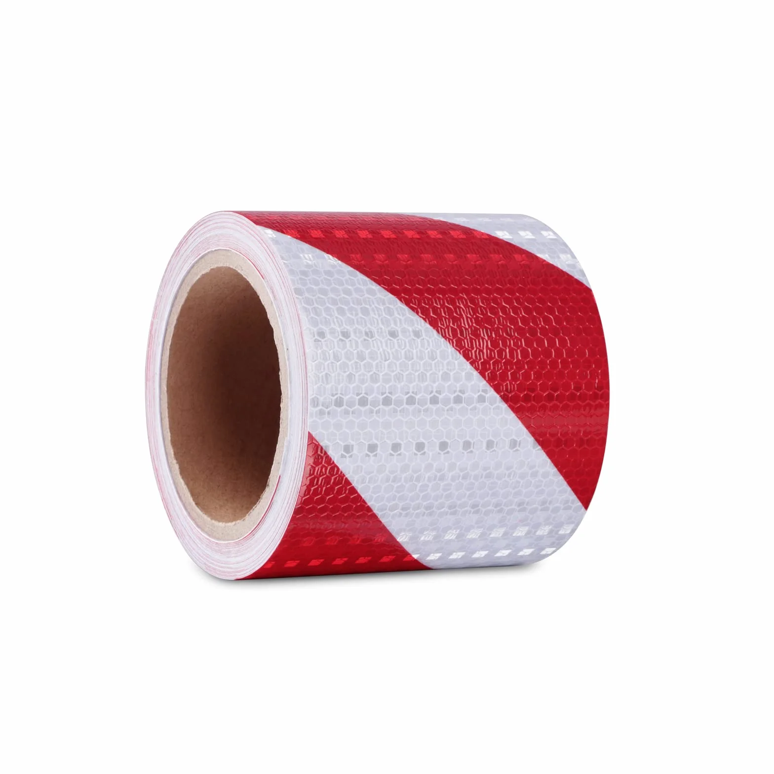 Cinta Reflectante Adhesiva 10m*10cm Roja y Blanca, Res Istente Al Aguapegatinas Reflectantes Cinta De Seguridad Autoadhesiva para Coche Camión Motocicleta Barco Bicicleta Remolque Camper