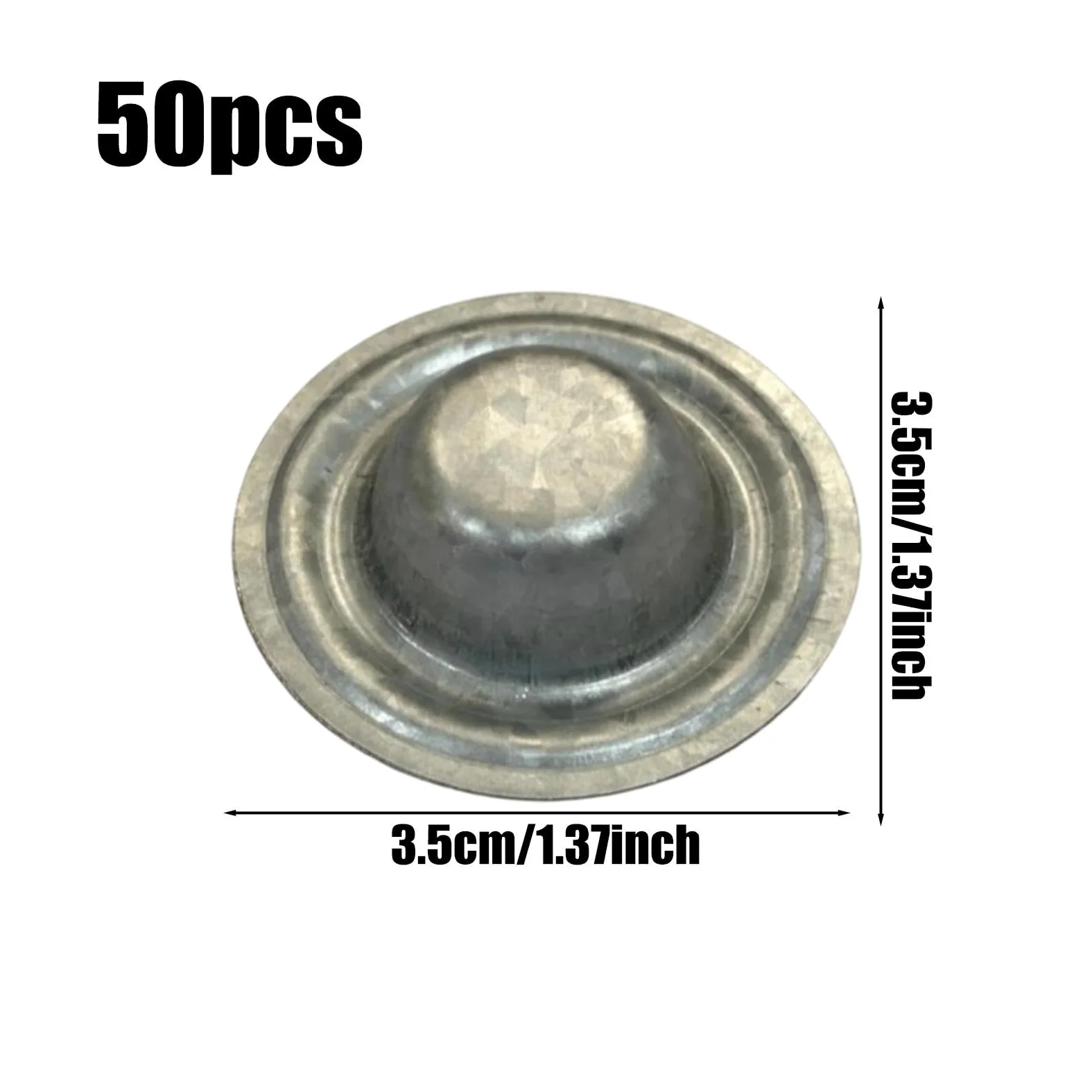 Metálicas para Tornillos de Techo | 50 Piezas Ferretería Techos | Tapón Impermeable para Tornillos de Techado | Para Techador Manitas Agricultor Garaje Cochera Cobertizo Taller Valla Jardín