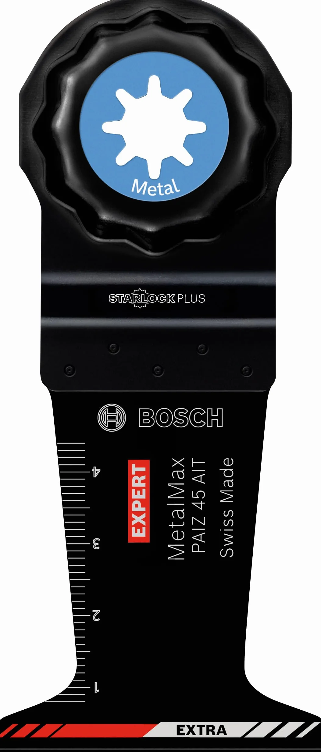 Bosch Professional 1x Hoja de multiherramienta Expert MetalMax PAIZ 45 AIT (para Acero, Acero inoxidable, Anchura 45 mm, accesorios Multiherramienta)