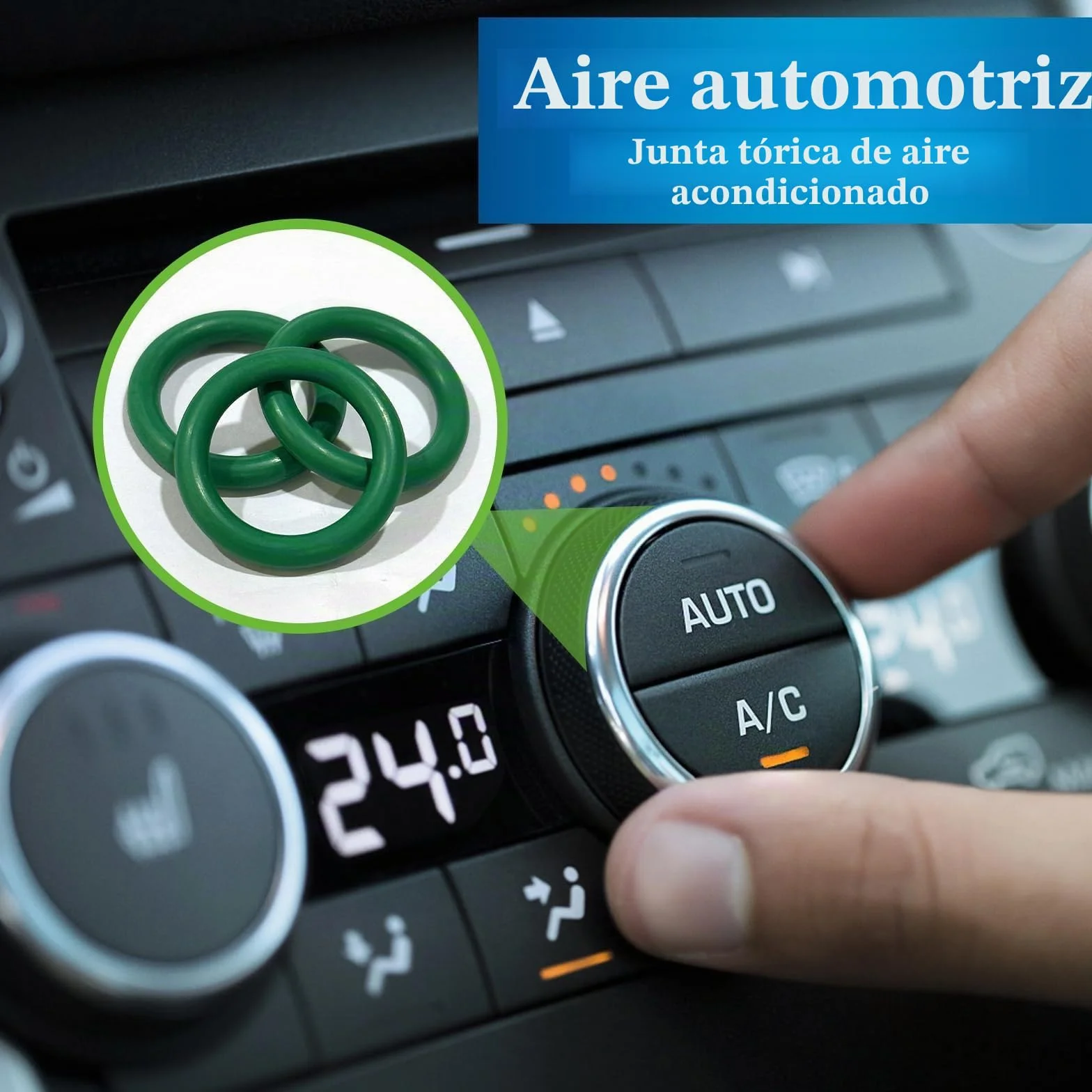 Juego de 595 juntas tóricas de CA para automóviles SAE y métricas reparación profesional