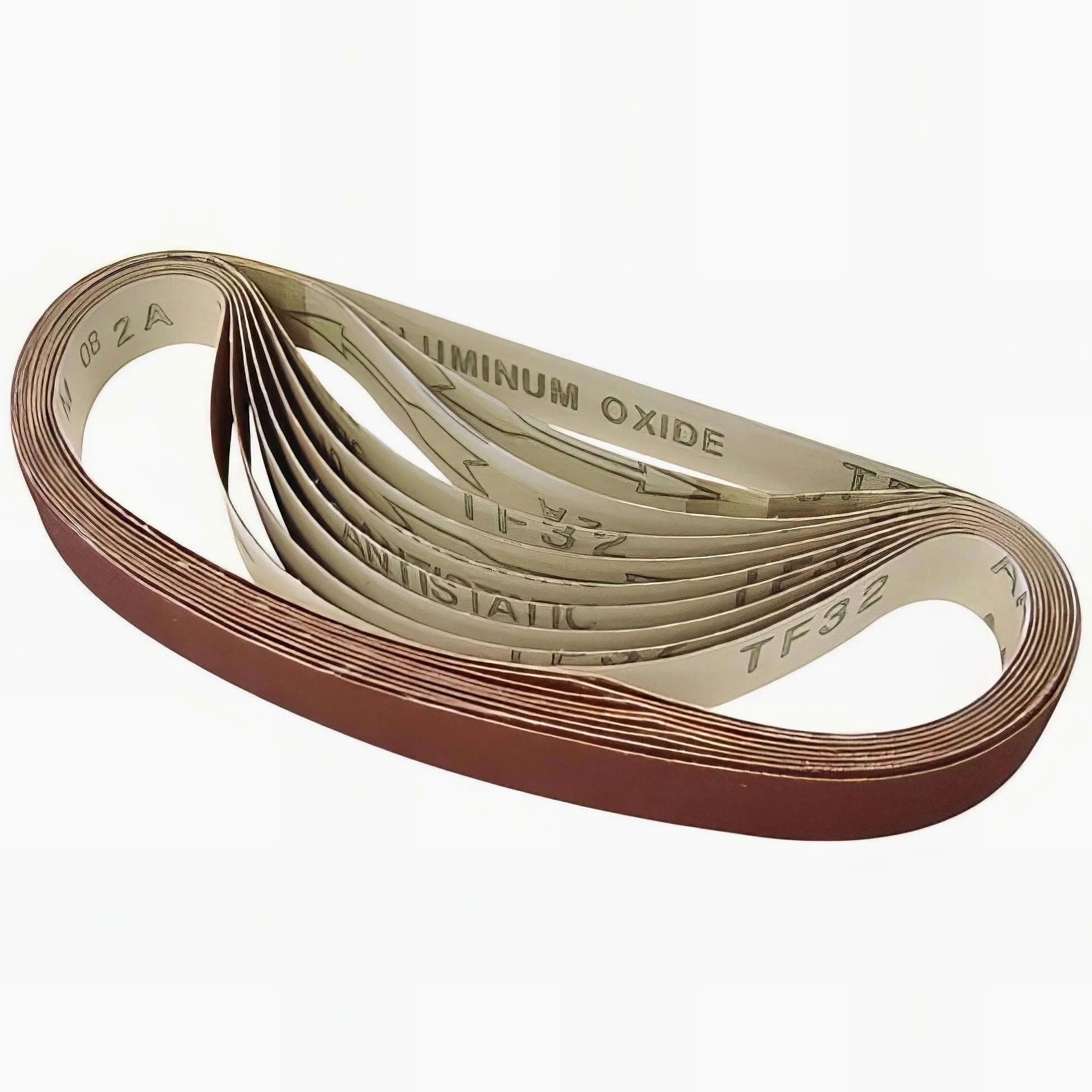 KING TONY QB912008 M7 Bandas para lijar 20x330mm 80g para QB325 por 10 para adultos, ideal para uso diario práctico, 80g