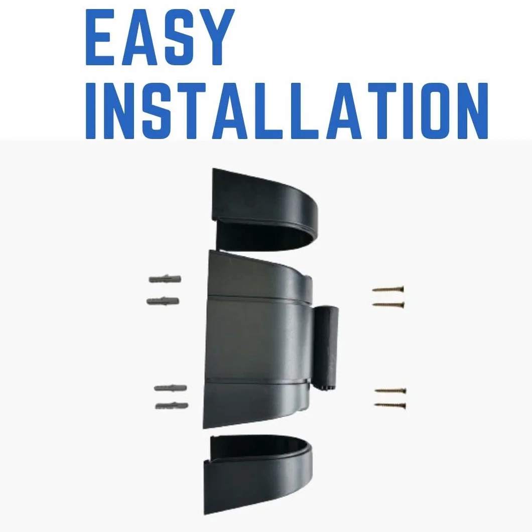 Cinta Extensible Pared (5 metros), Cinta no pasar, Cinta Delimitadora, Soporte de cinta Pared, Cinta Retráctil Pared, Barrera Extensible Pared, Cinta de Seguridad Extensible de 5 metros