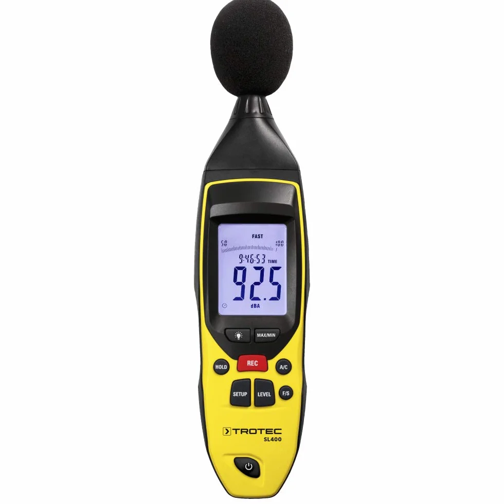TROTEC Sonómetro SL400 (Rango de medición: 30-130 dB)