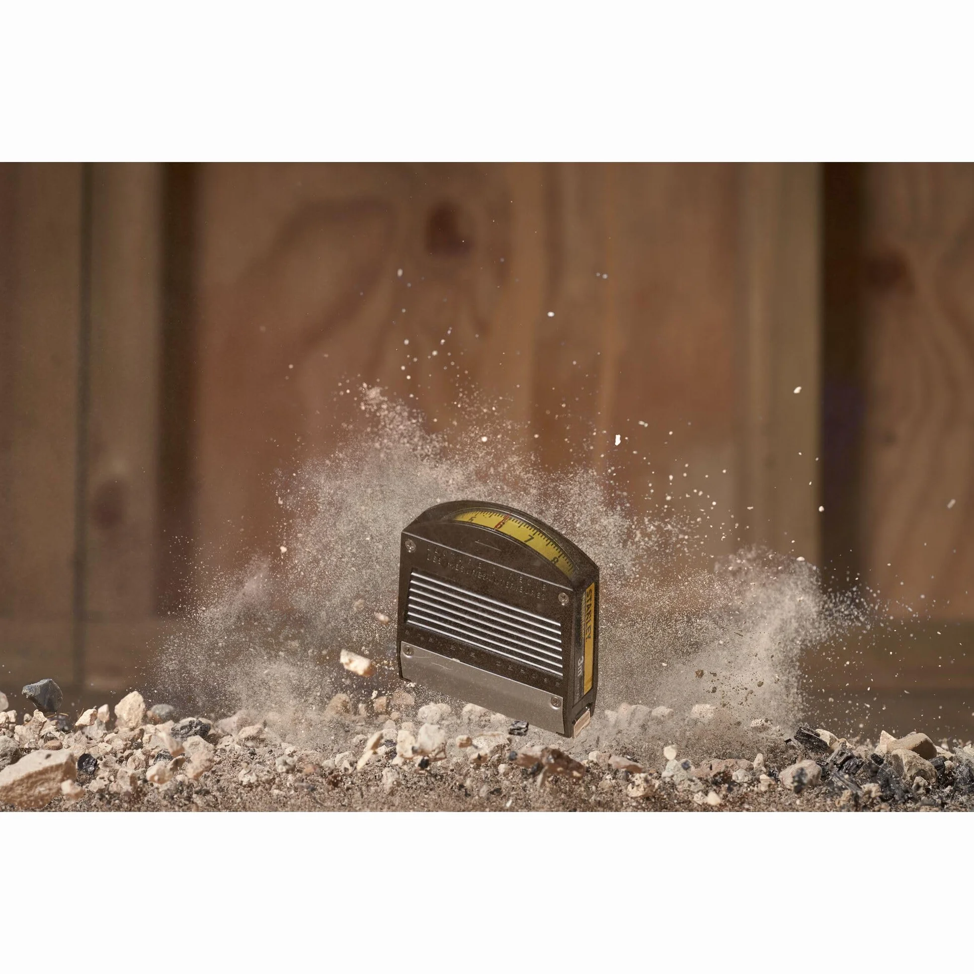 STANLEY FATMAX Flexómetro Blade Armor Classic Magnético 5m 32mm Cinta Ancha Blindaje Termoplástico Recubrimiento Mylar Anti Abrasión Corrosión