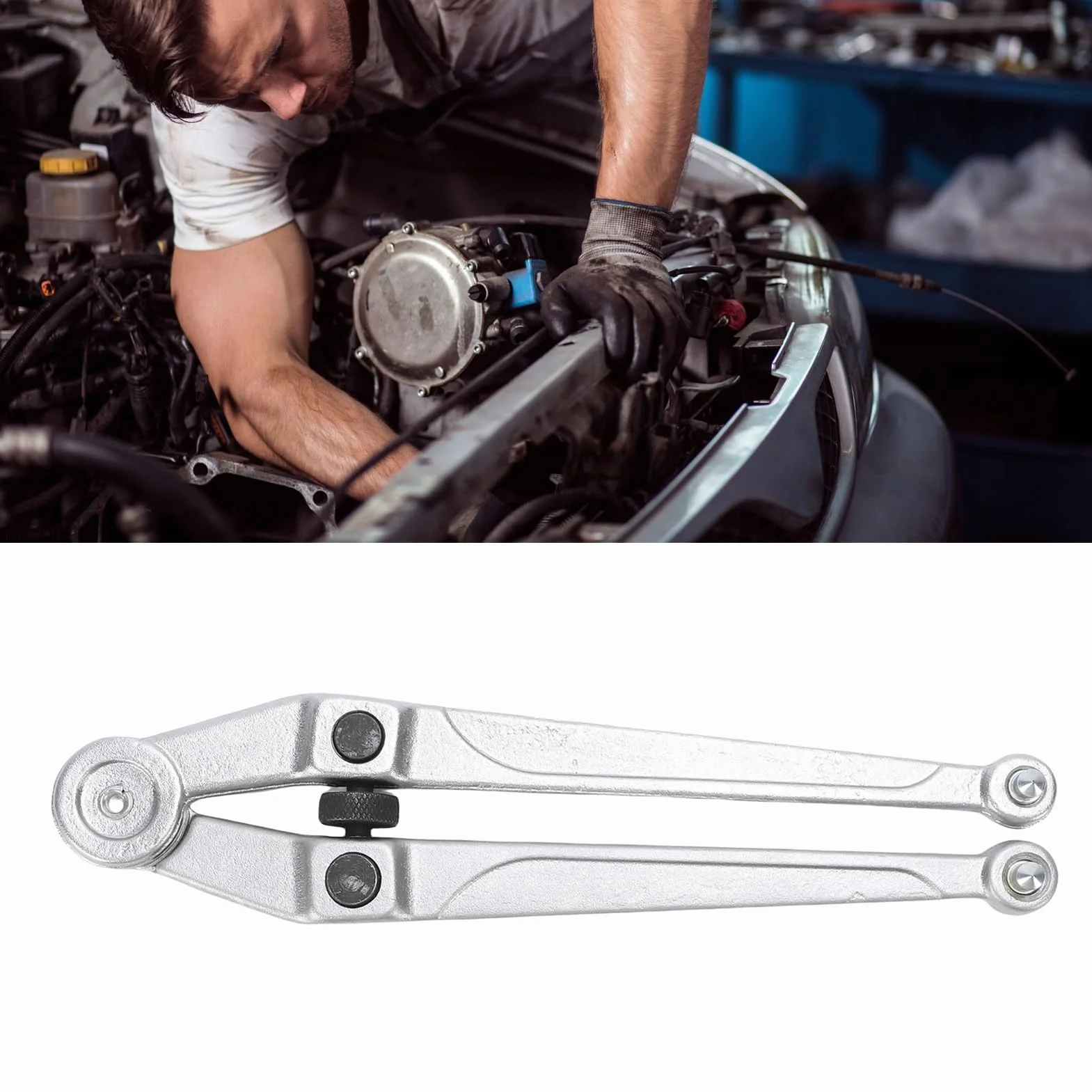Llave inglesa de pasador ajustable Herramienta multiusos universal portátil para automóvil ATV Camión UTV Reparación Mantenimiento Alta durabilidad Ingeniería de precisión Diseño