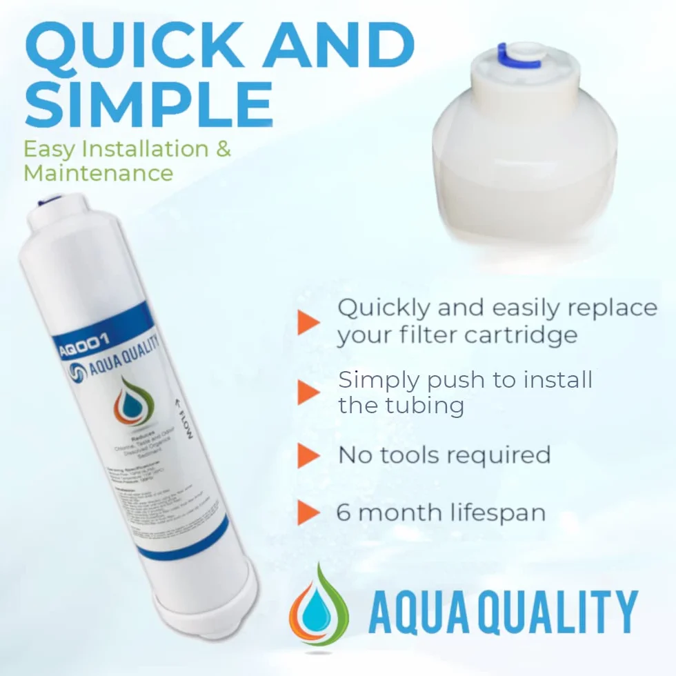 Kit de filtro de grifo de agua potable para debajo del fregadero con grifo y accesorios