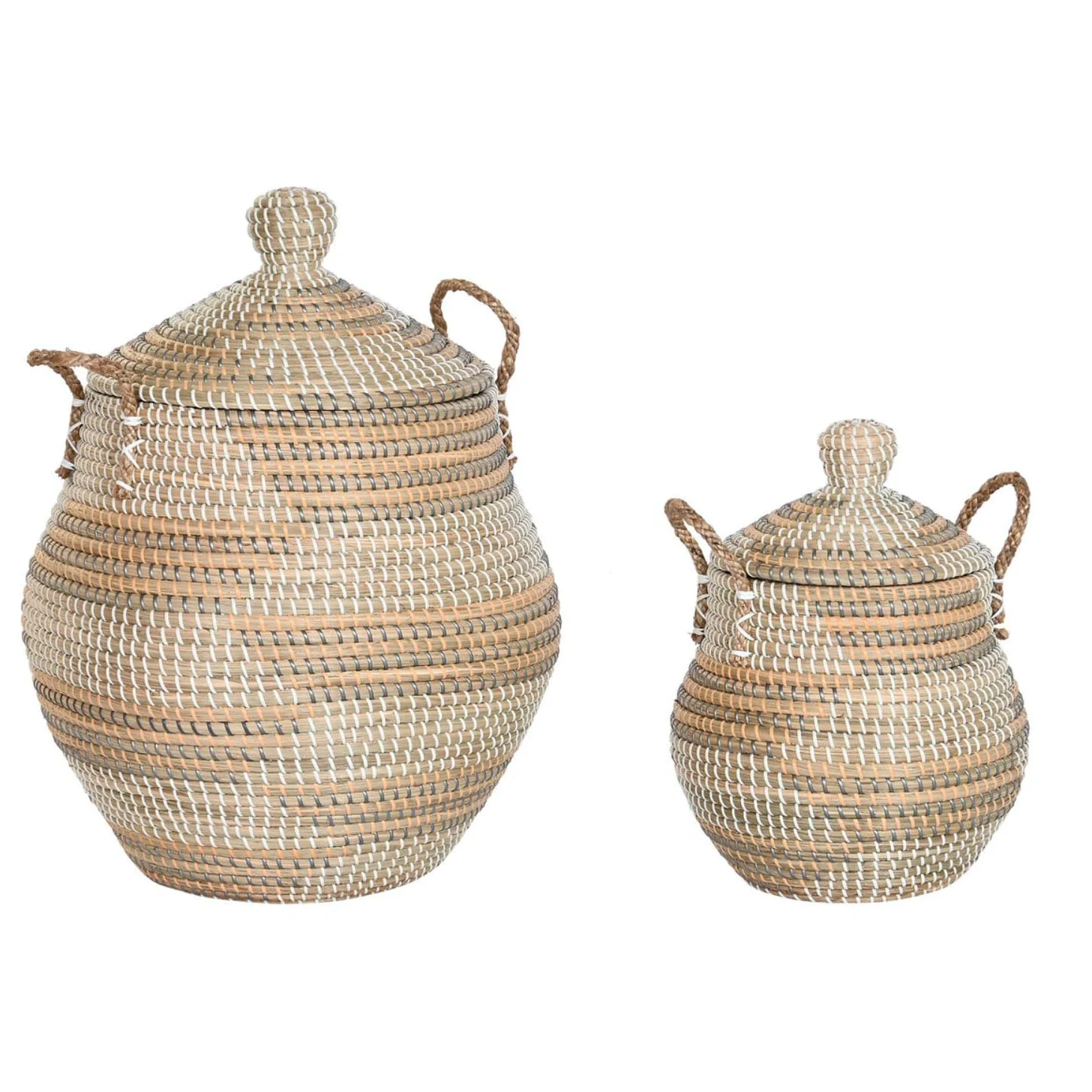DKD Home Decor Juego de cestas, Estándar