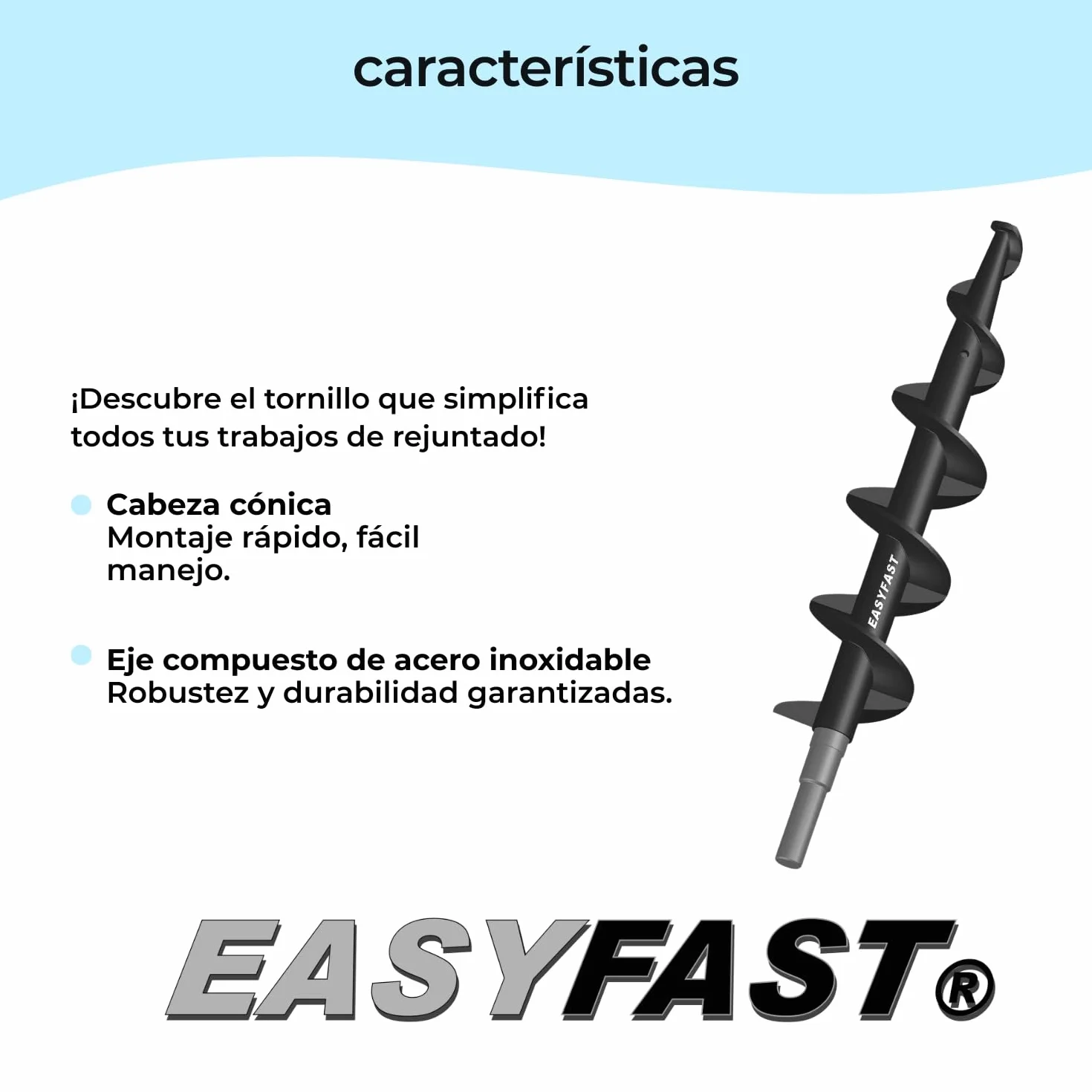 EASYFAST Boquillas recortables para mortero 8–16 mm – juego de 3 para juntas de piedra y ladrillo