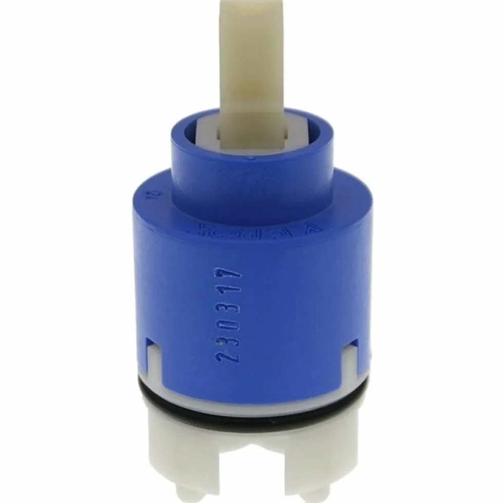 Schläfer 480061 | Cartucho mezclador de 40 mm, cartucho de repuesto para mezcladores de cerámica alta de 2 patas para grifos mezcladores de cocina, baño, ducha y bañera, modelo Kerox K40-B