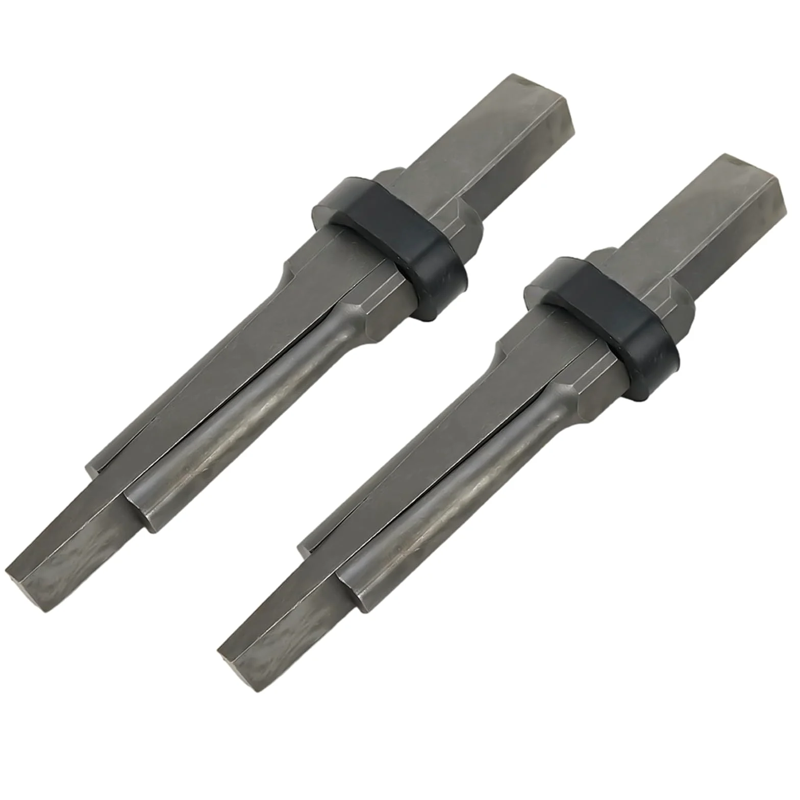 Cuñas de metal de 23 mm para piedra de roca de hormigón, juego de divisores para granito, mármol, herramienta de mano, 2 piezas, gris