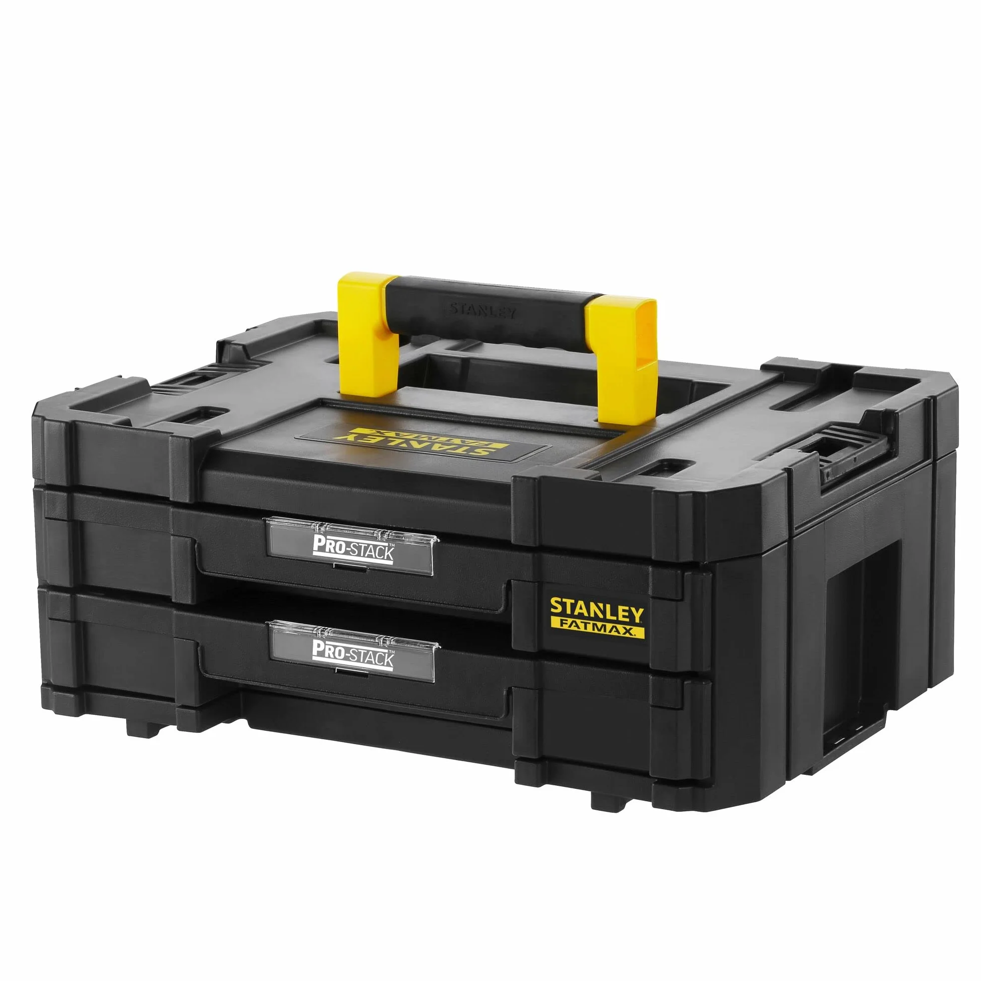 STANLEY FATMAX Cajonera Doble PRO-STAK IV 2 Cajones Modulares Apilable 8L