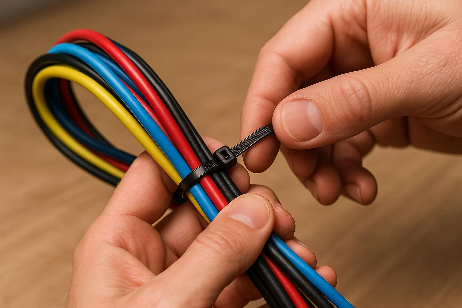 Set De Bridas Negras - Fix Level - Bridas De Plastico Muy Resistentes - Abrazaderas Plastico Para Sujetar Cables Y Esconder Cables - Organizador De Cables Y Sujeta Cables 4,8 X 360/300 Unidades
