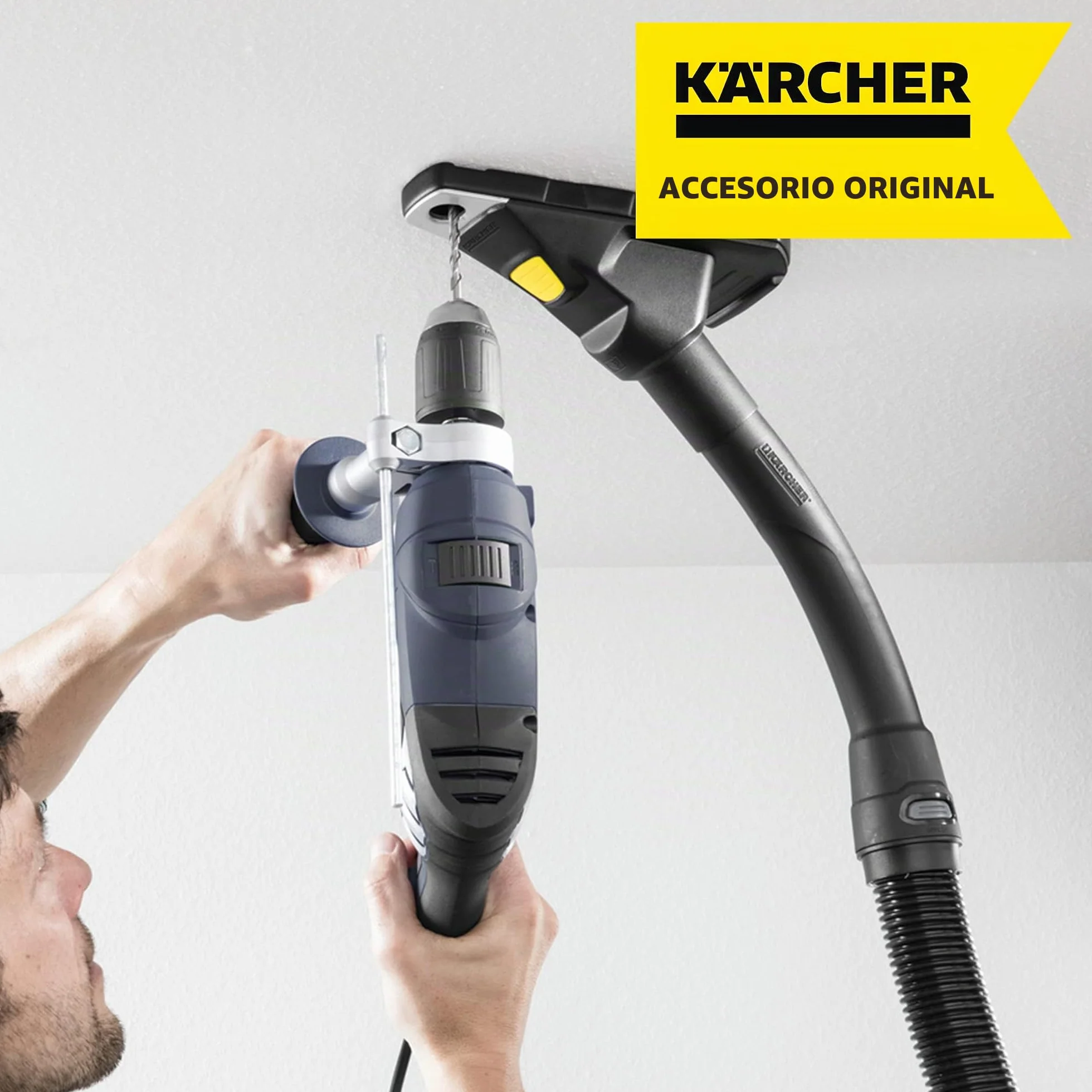 Kärcher Original Recogedor para el polvo de taladro apto para las aspiradoras en seco y húmedo de Kärcher (2.863-234.0)