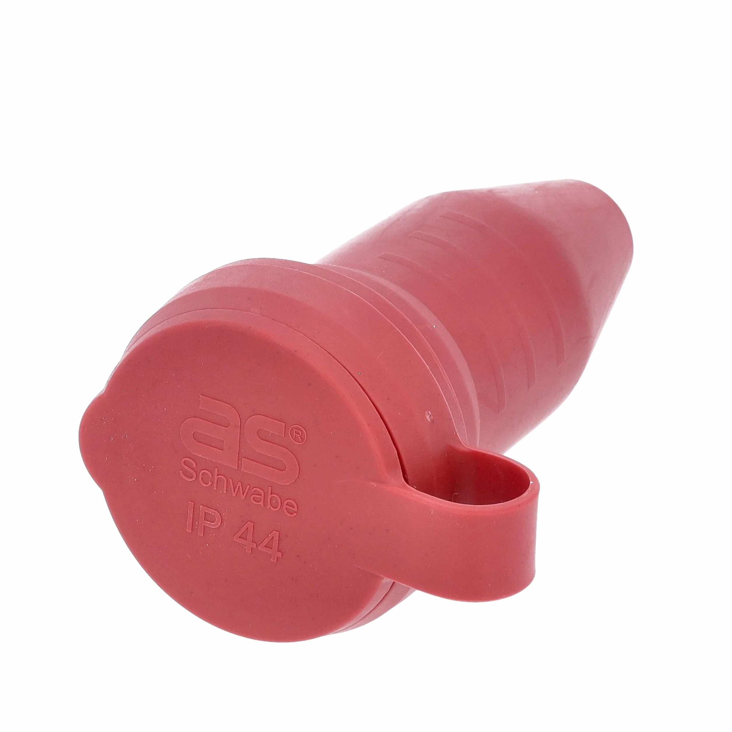 Schwabe Acoplamiento de protección de contacto rojo 230V 16A IP44 para cables 2,5 mm² exterior