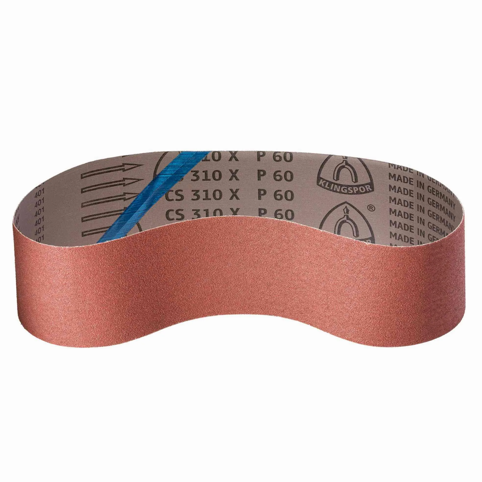 CS 310 X Bandas de lija / tejido abrasivo, 75 x 533 mm, grano a elegir: 150 (20 cintas)