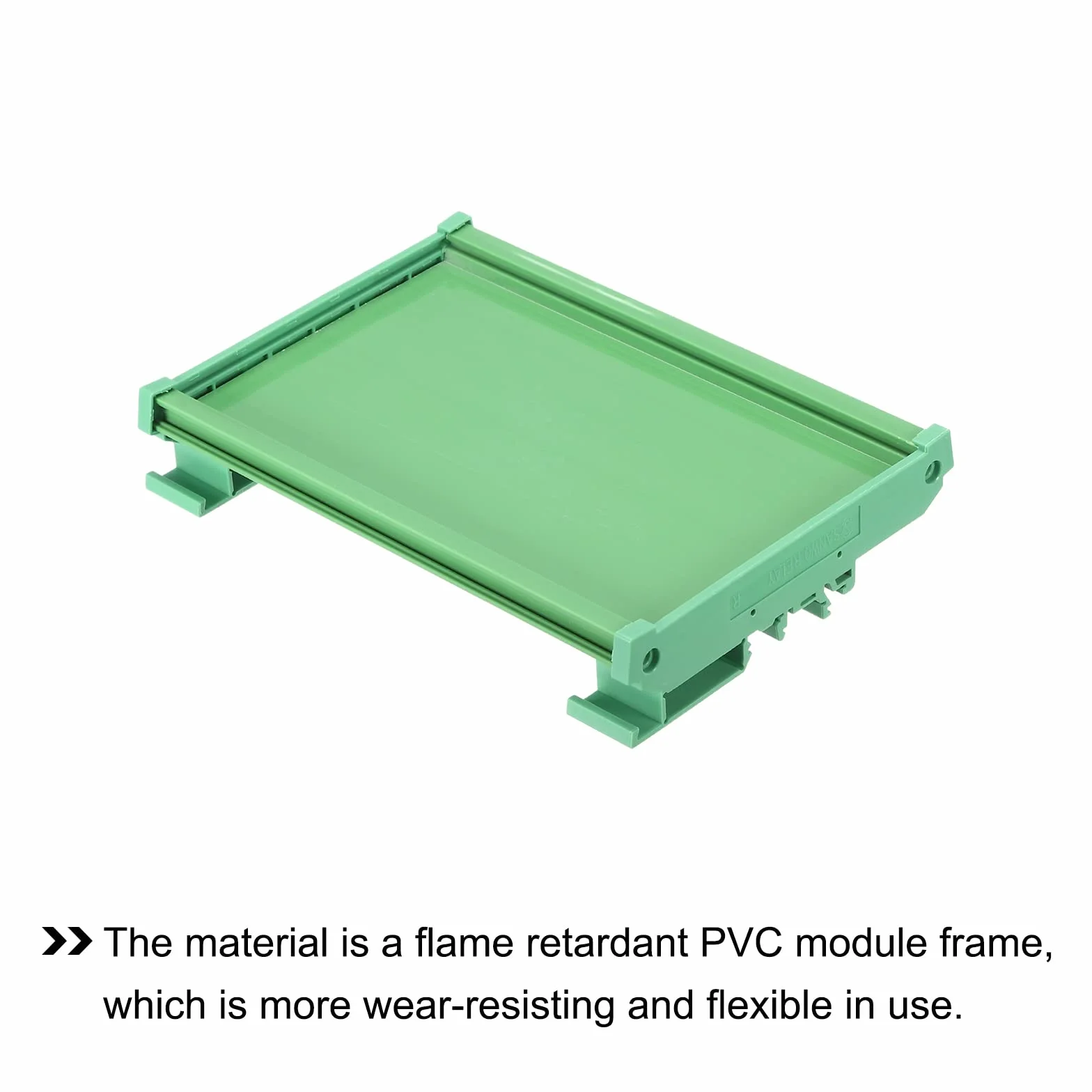 sourcing map PCB DIN Carril Montaje Portador, Circuito Placa Montaje Soporte 100x160mm Verde