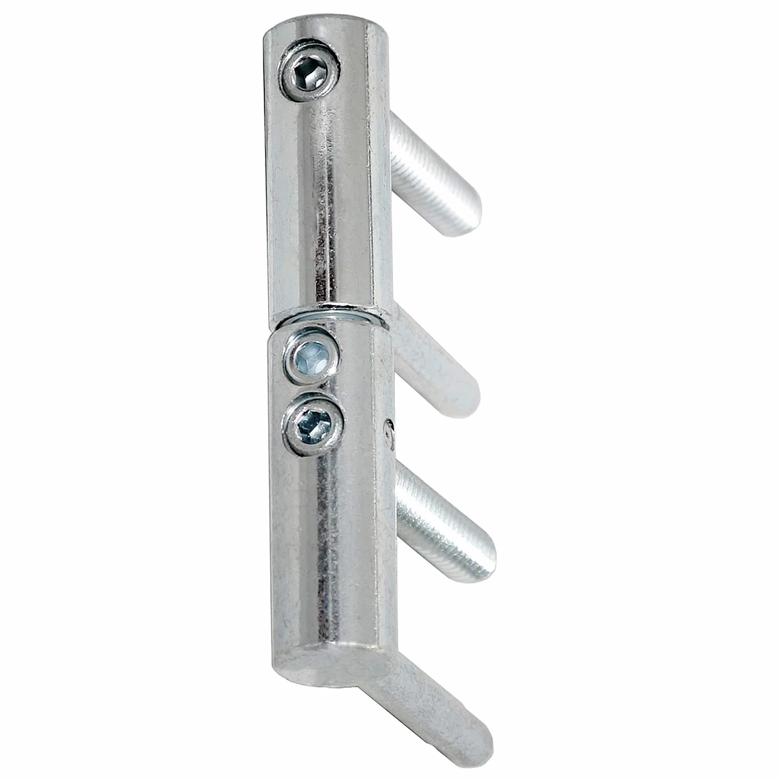 OTLAV Exacta 3-D - Bandas de perforación para puertas (galvanizadas, 20 mm), color plateado