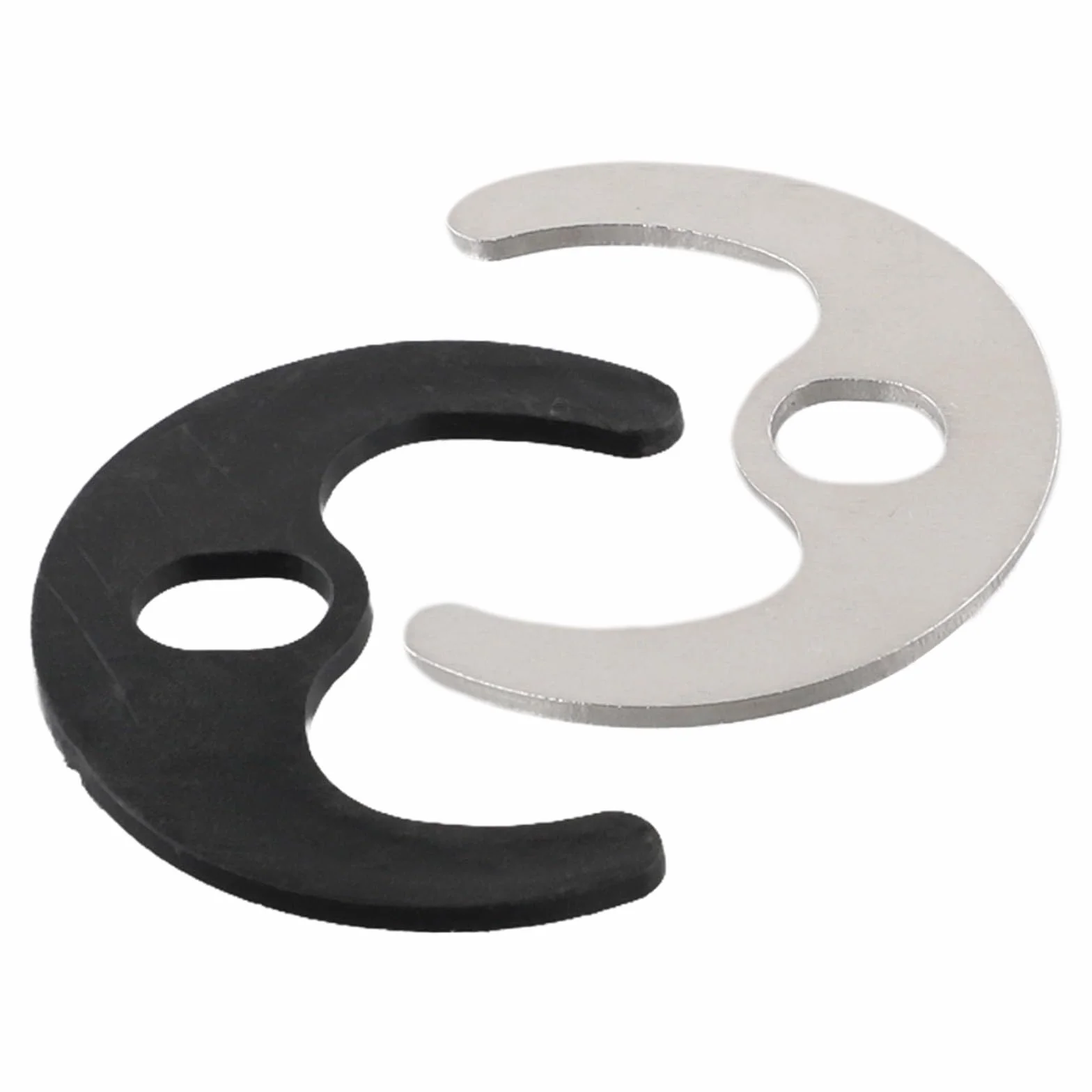 Niceminiwall Kit de reparación de grifo de fregadero de cocina, juego de montaje monobloque de 4 piezas con perno de 60 mm, junta de acero, arandela de goma para grifo de lavabo, piezas de reparación