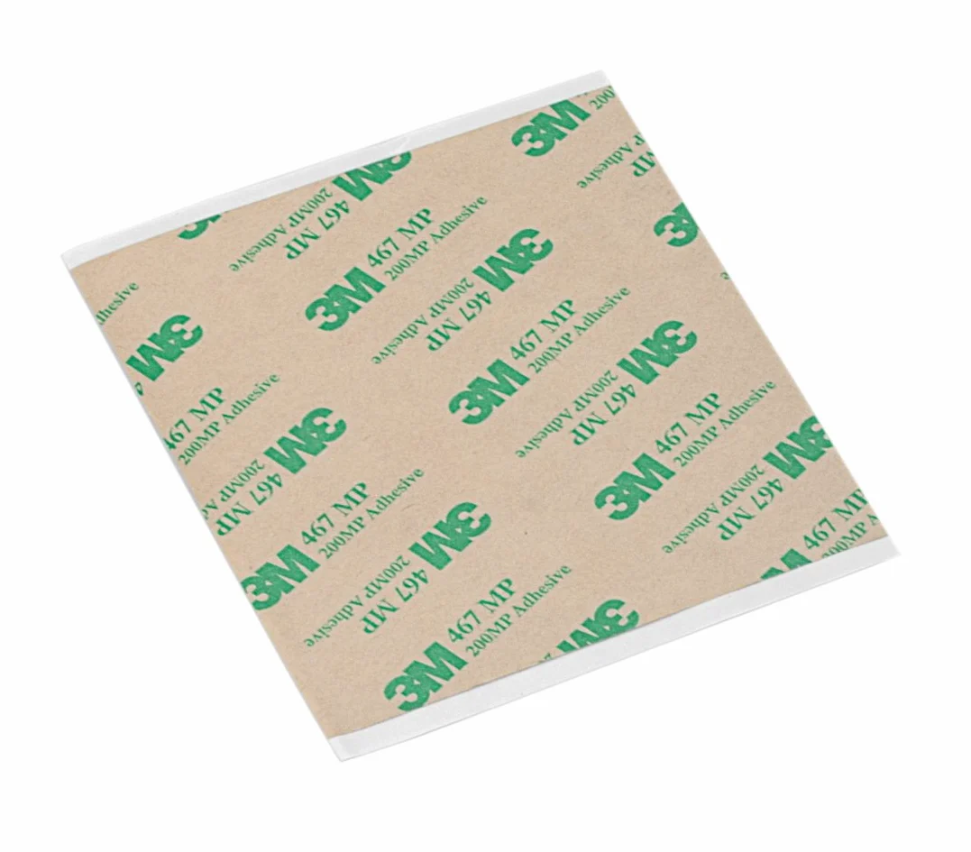 3M 12X12-12-467MP Adhesive Transfer Tape 467MP, 12" Wide, 0.33 yd. Length, Clear (Pack of 12)