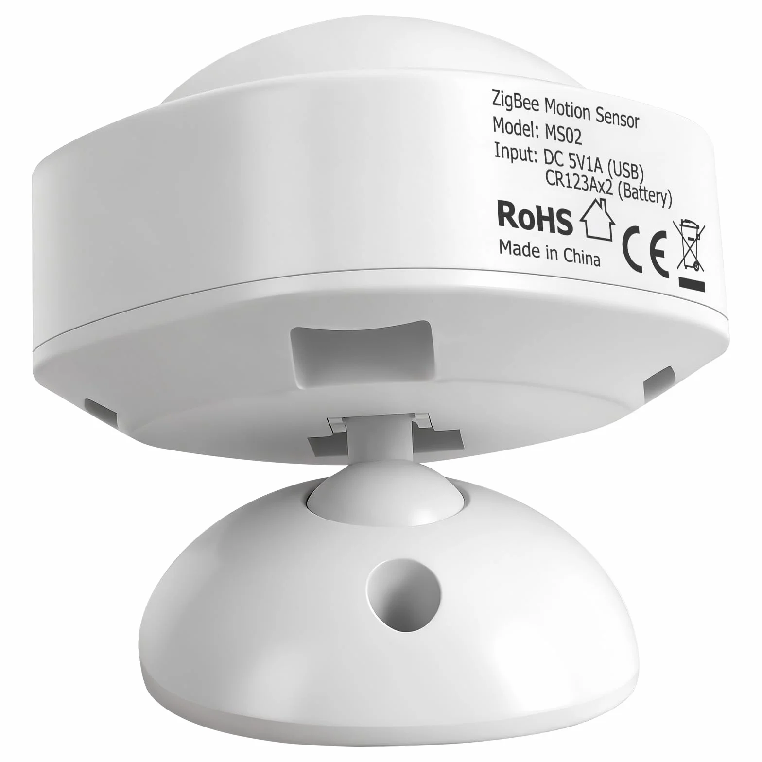 Zigbee 3.0 Human Presence Sensor, Detector de Movimiento Zigbee 3.0, Detector de Movimiento, Sensor de Alarma Antirrobo, Ángulo detección 120º, Control App, Support Alexa, Smart Life, Tuya