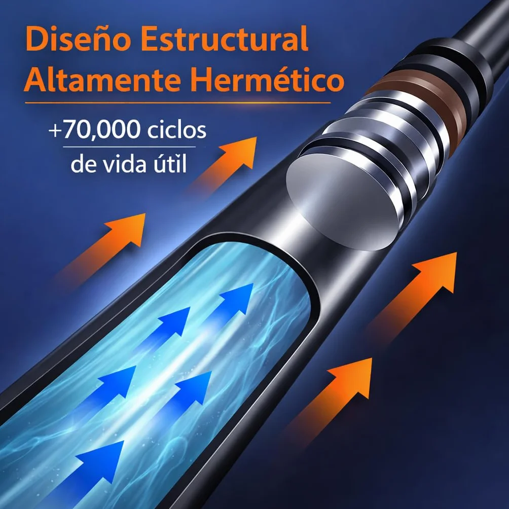 Bisagra Elevable con Pistón de Gas para Canapé Abatible, 150-1800N, Herraje Reforzado, 1250N
